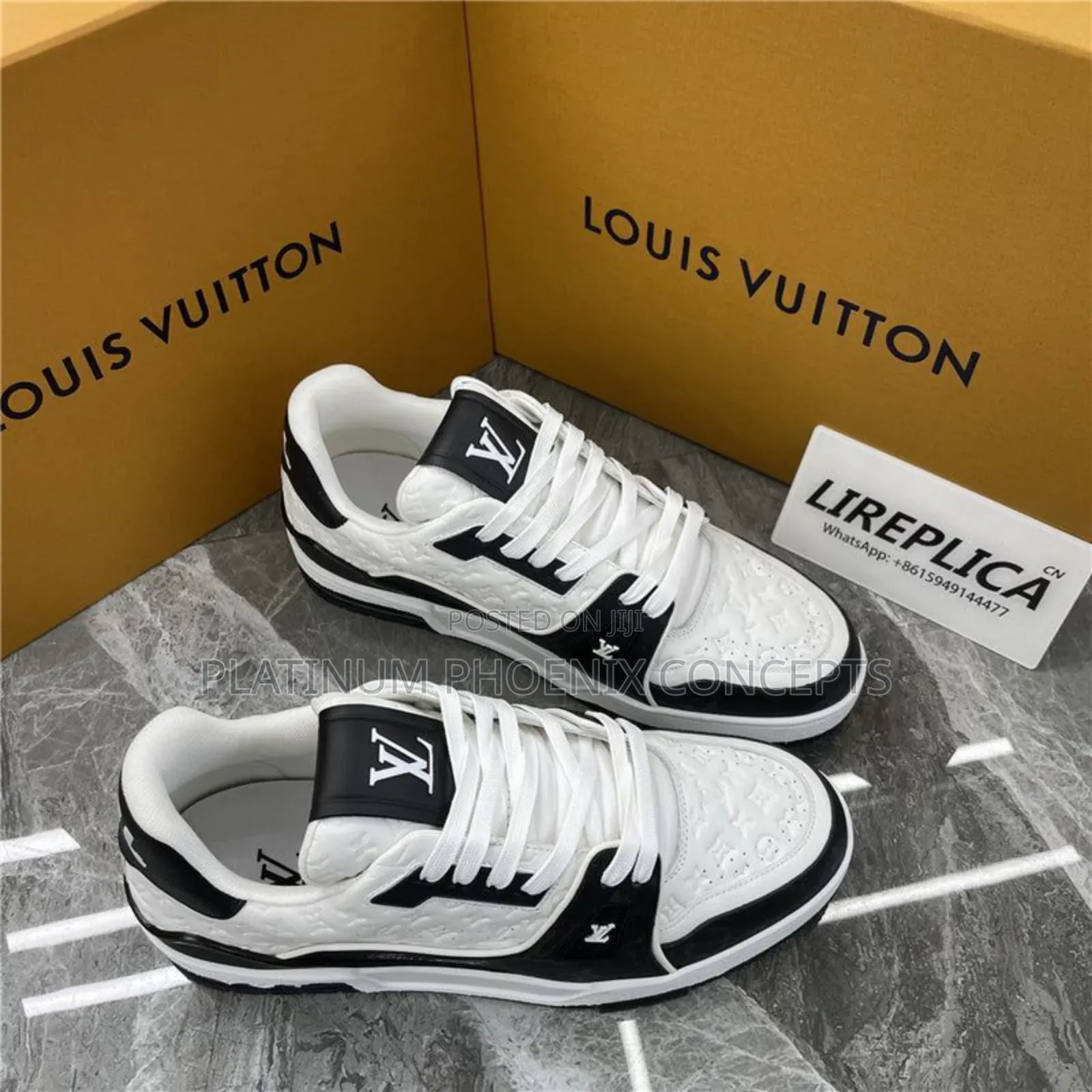 Grade A Louis Vuitton Monogram Original Quality Sneakers