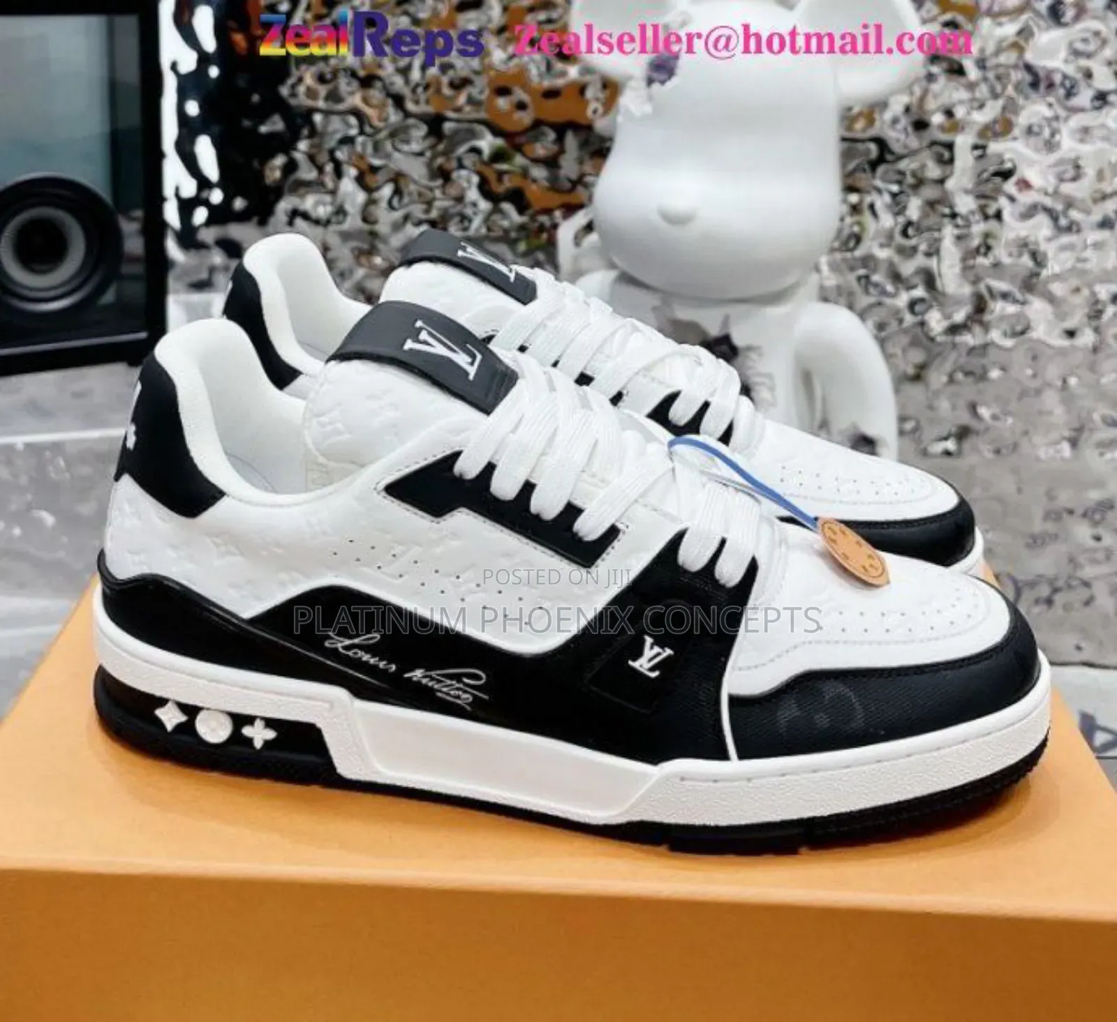 Grade A Louis Vuitton Monogram Original Quality Sneakers