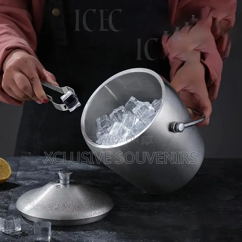 2liter Stainless Steel Champagne Ice Bucket With Lid