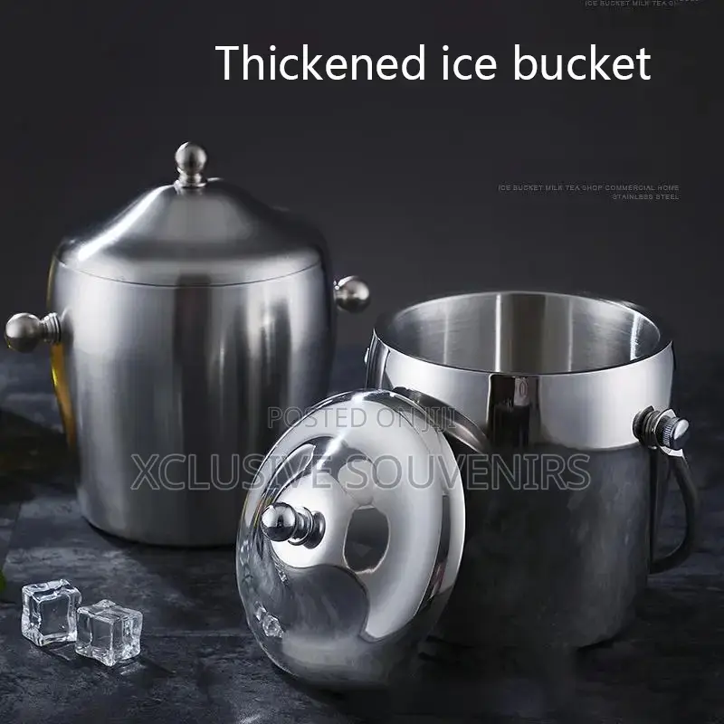 2liter Stainless Steel Champagne Ice Bucket With Lid