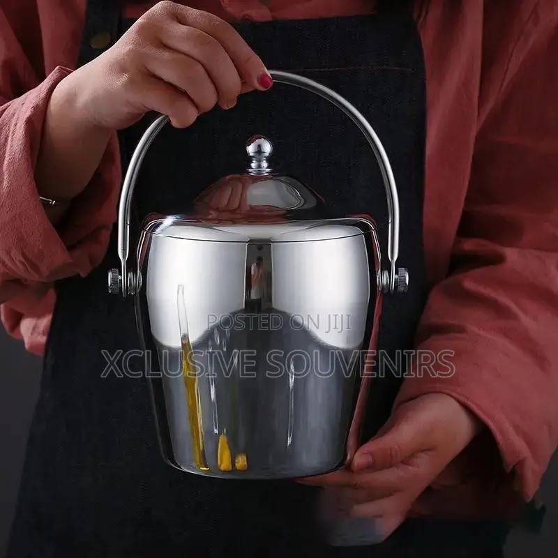 2liter Stainless Steel Champagne Ice Bucket With Lid