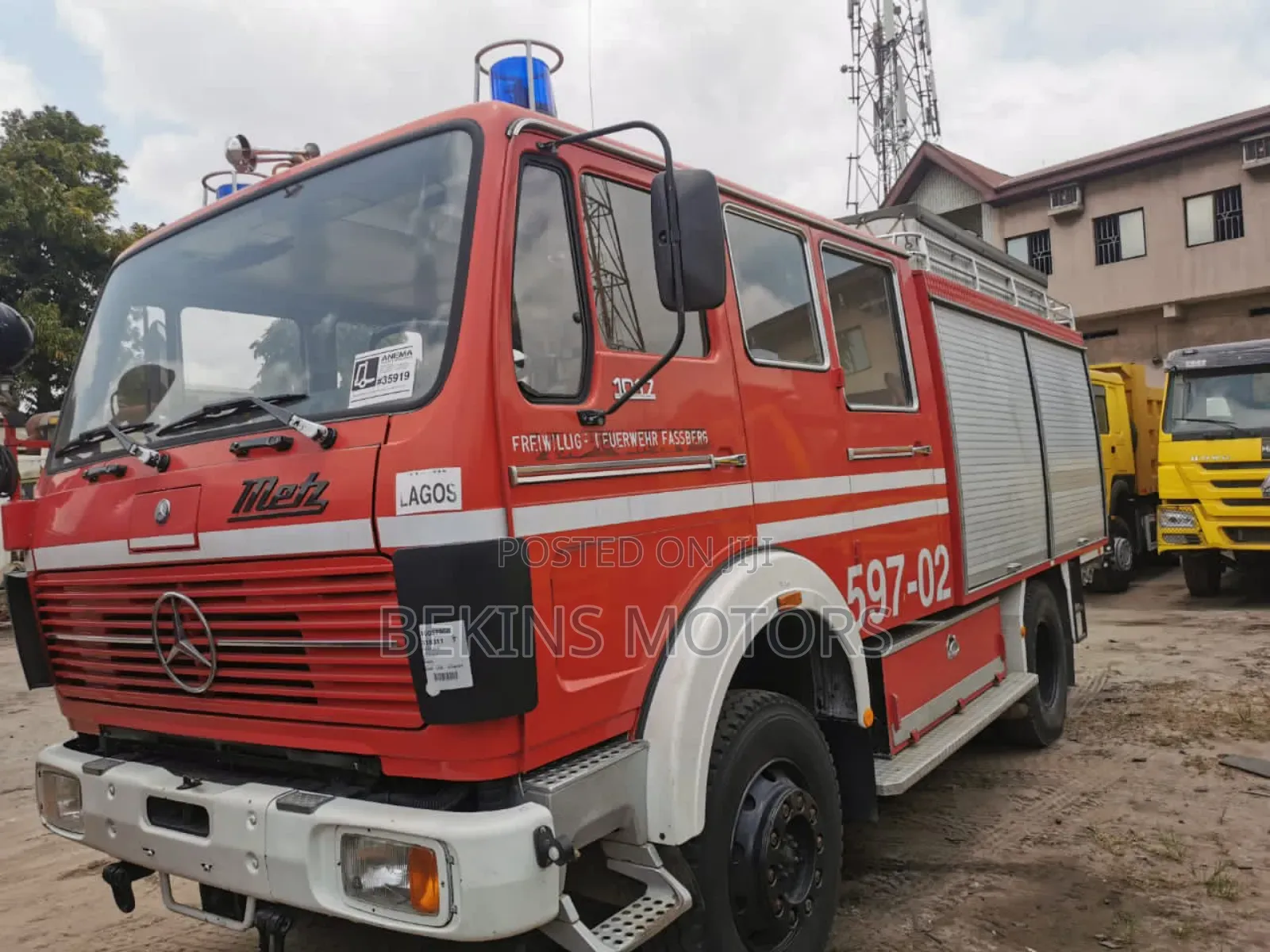 Foreign Used Mercedes-Benz Fire Sevice