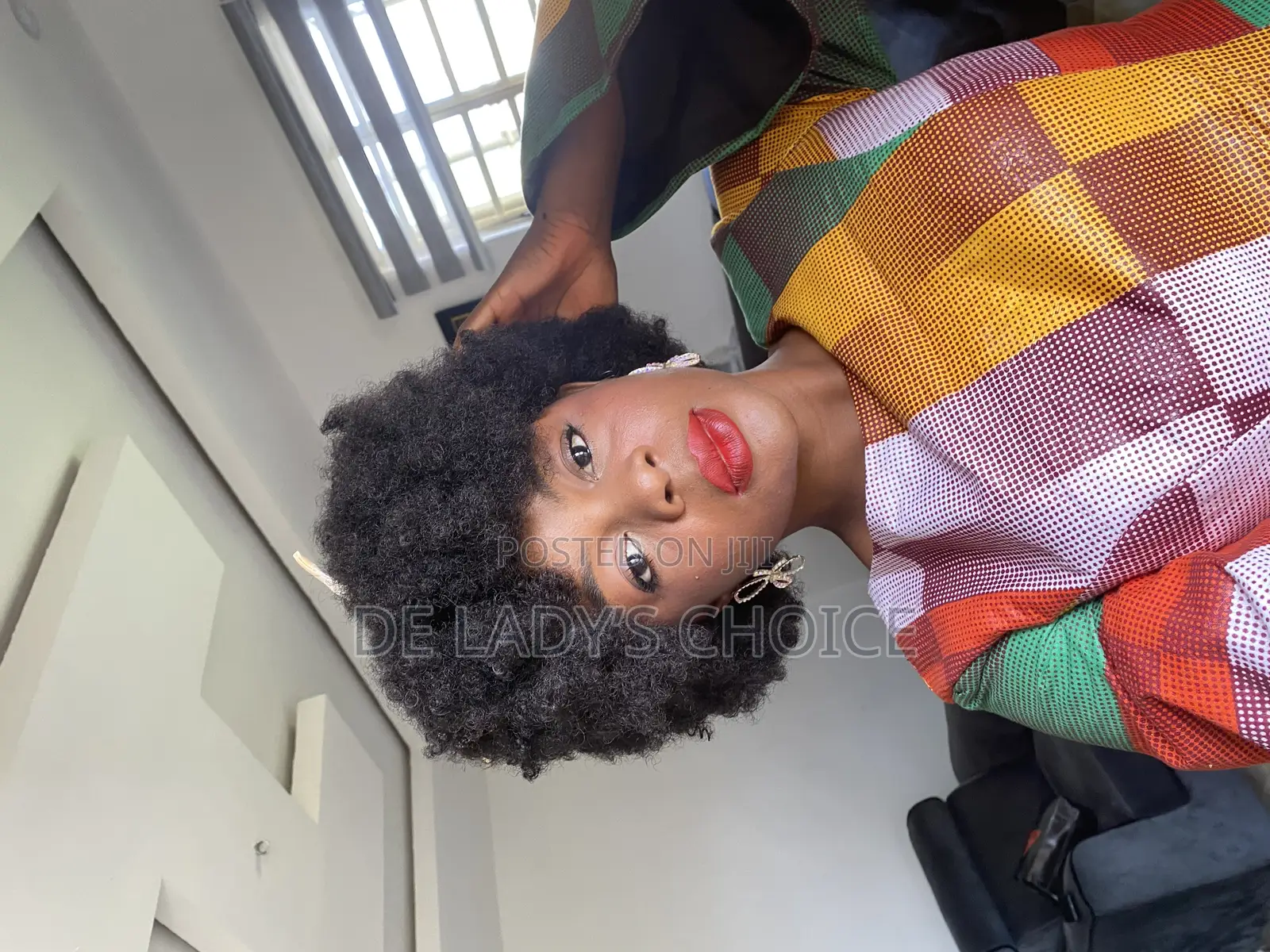 Atanium Human Hair Afro Wig