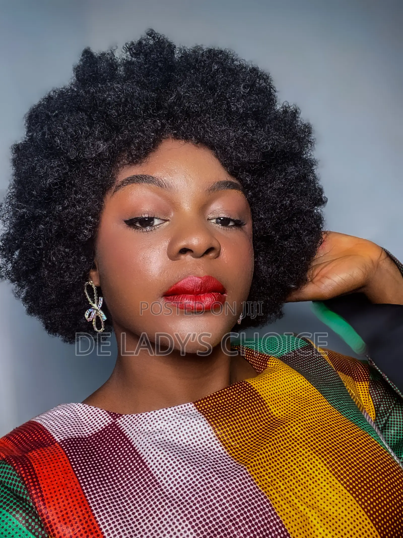 Atanium Human Hair Afro Wig
