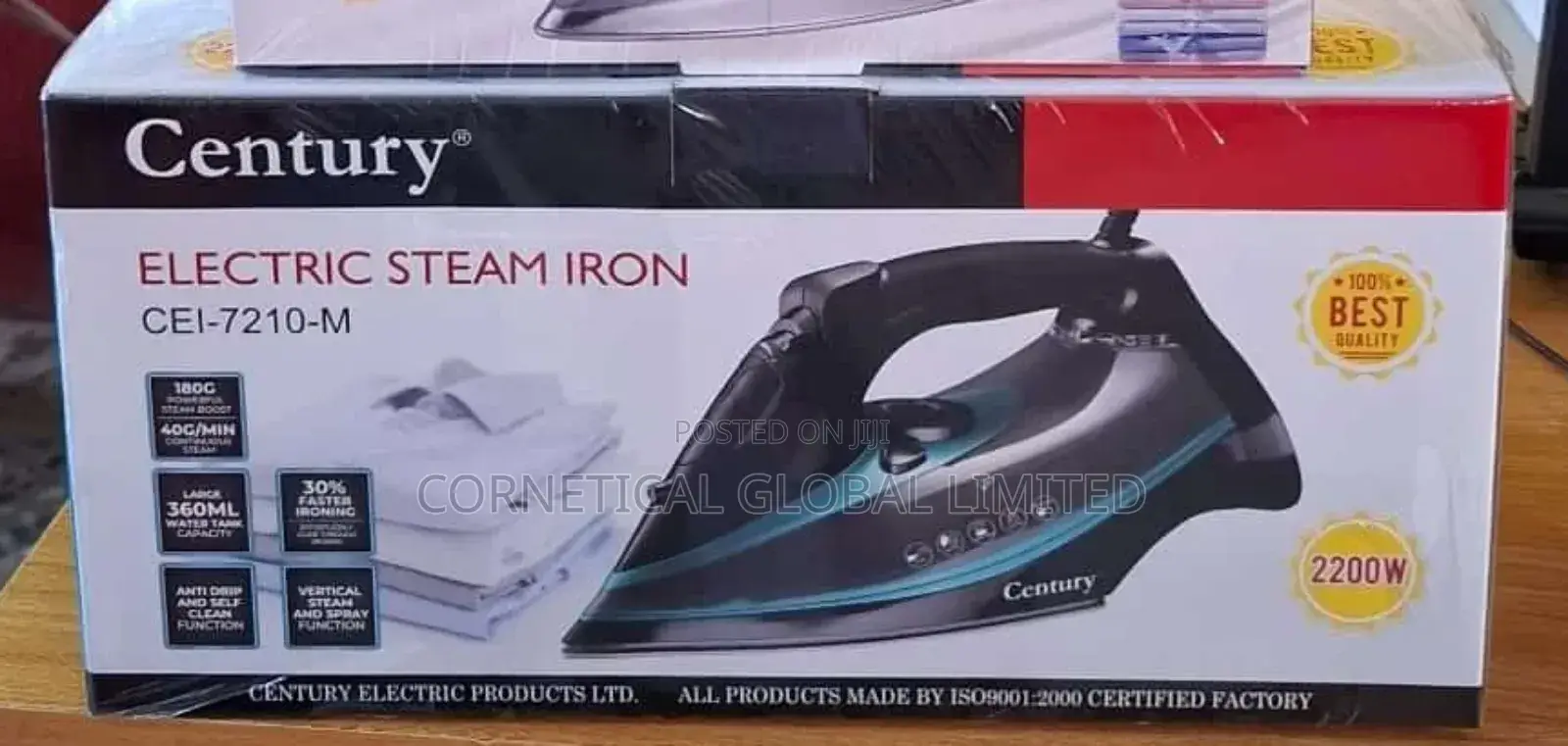 Century Electric Steam Iron 2200W