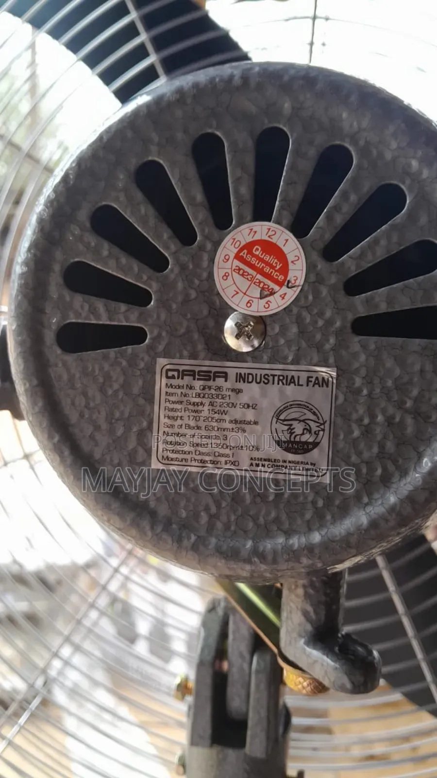 26" QASA Industrial Standing Fan-Mega