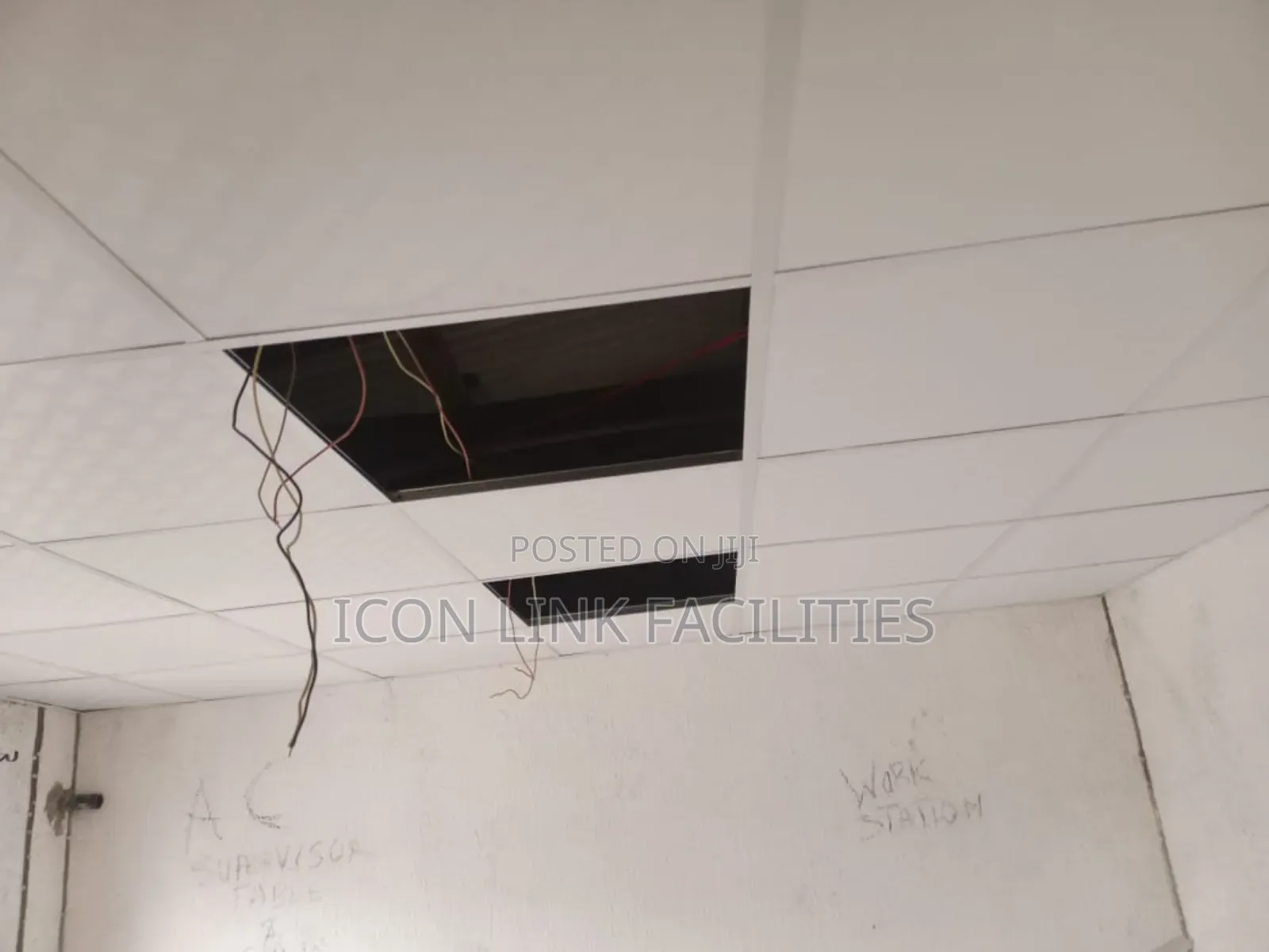 Acoustic Ceiling Board and Suspended J
