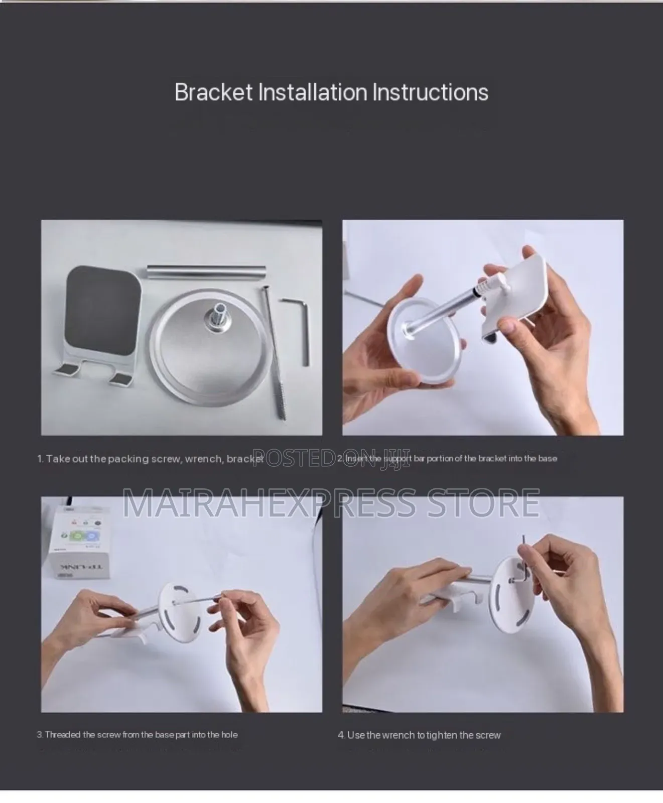 Universal Tabletop Mobile Phone Tablet Holder/Stand
