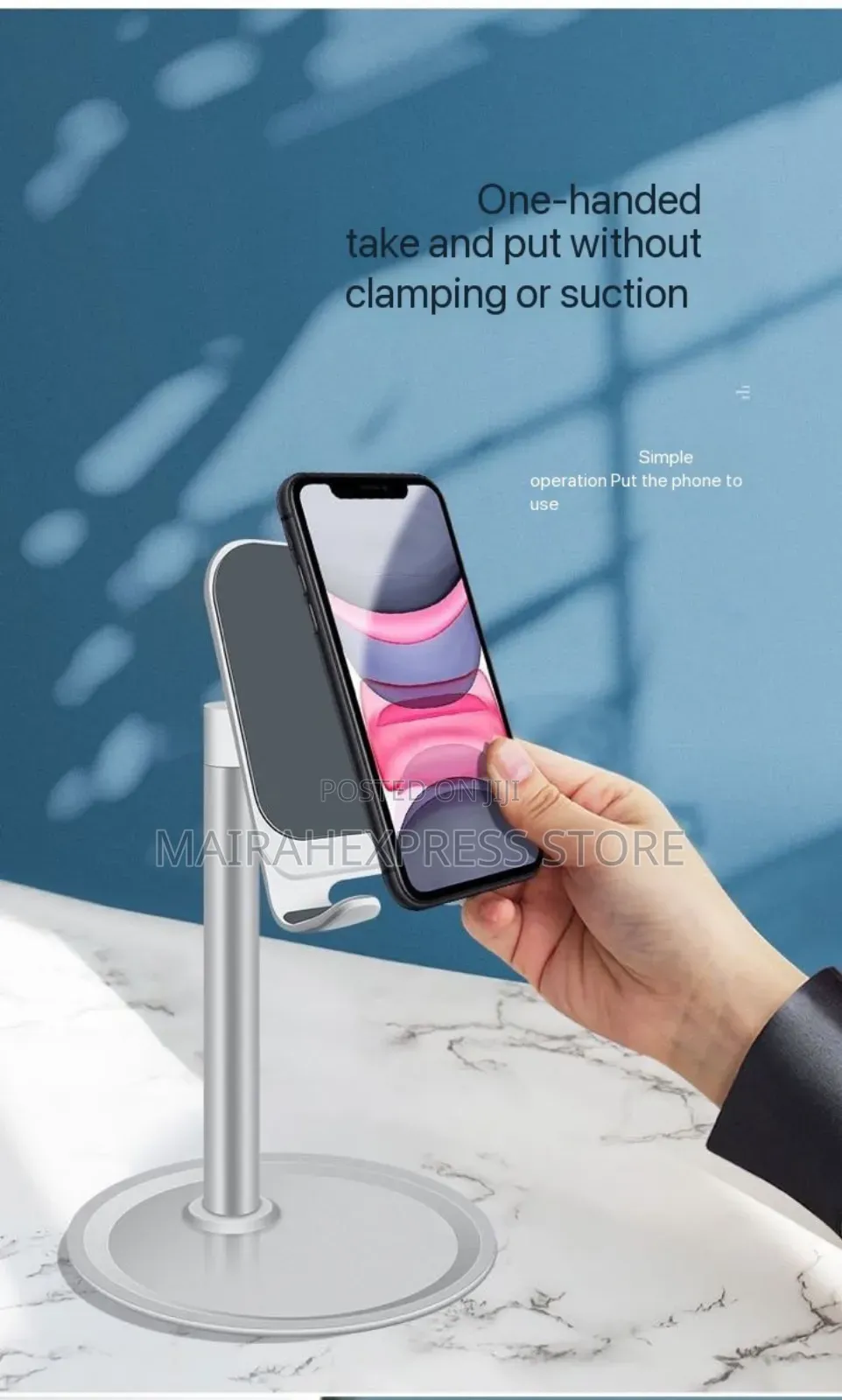 Universal Tabletop Mobile Phone Tablet Holder/Stand