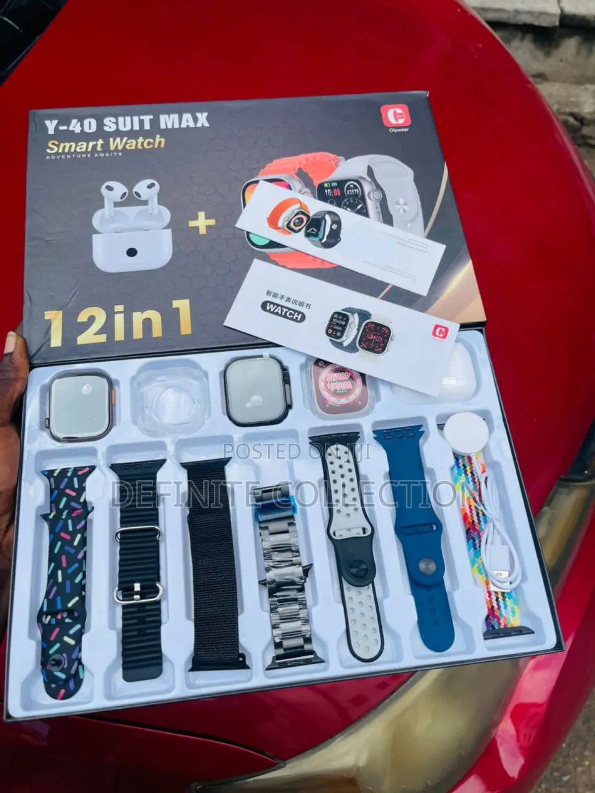 Y40 Suit Max 2 in 1 Smartwatch