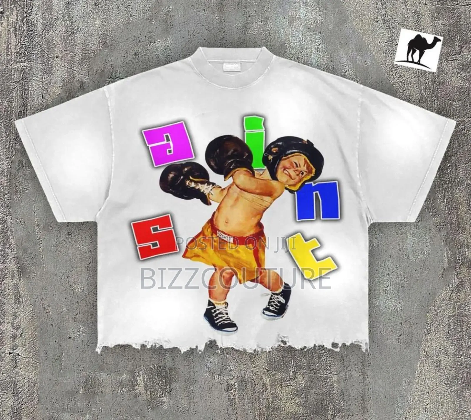 Original 330G Graphics Crop Top T-Shirt Available in Store