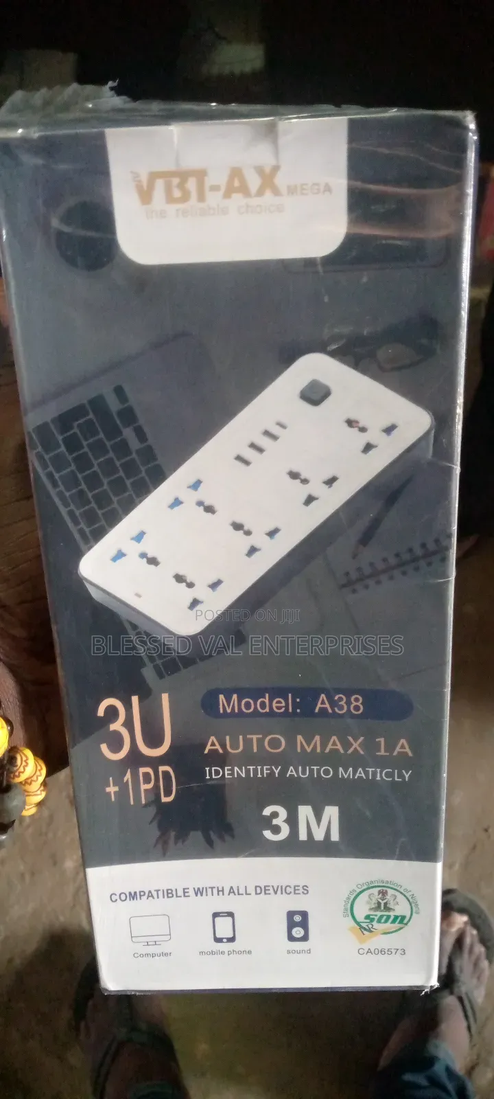 EXTSION Vbt-ax 6ways Sockets With 4 USB