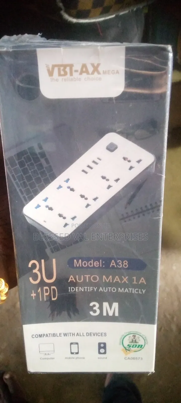 EXTSION Vbt-ax 6ways Sockets With 4 USB