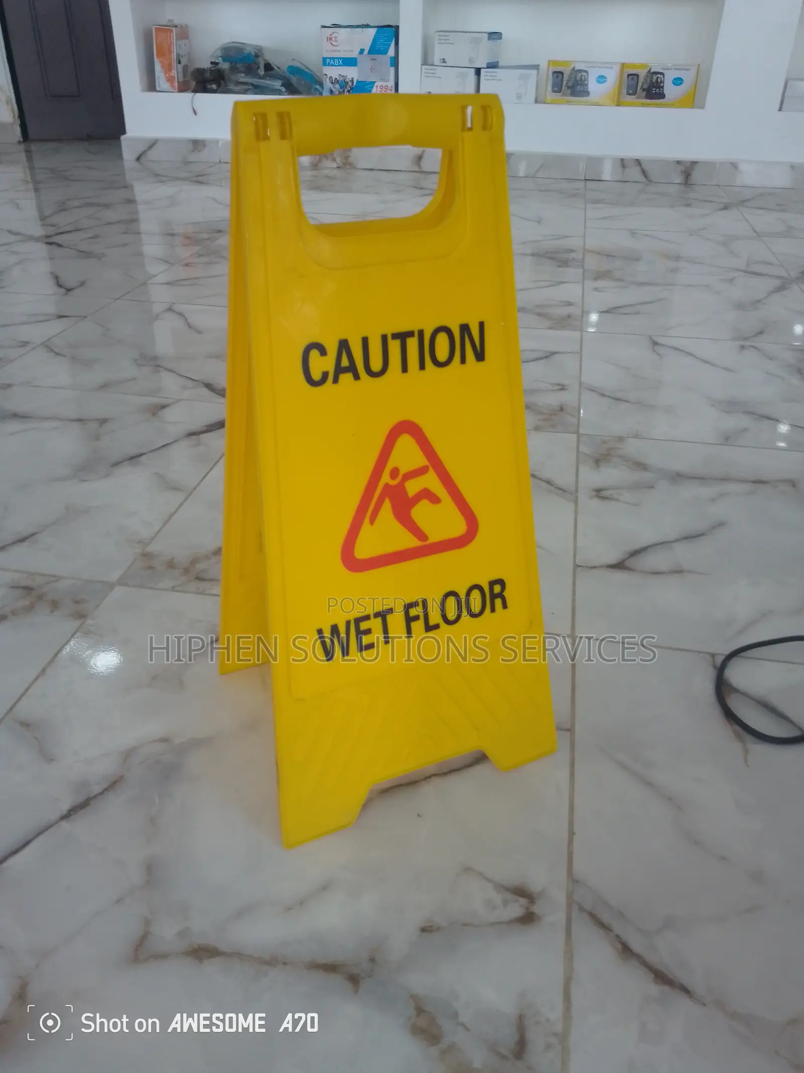 Wet Floor Safety Sign - Caution