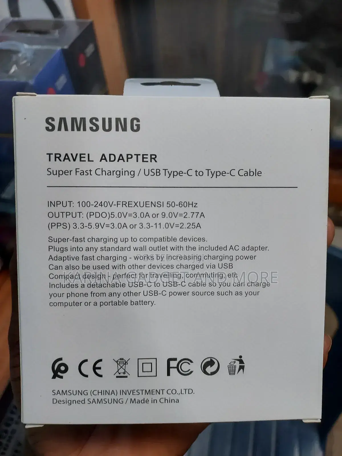 Samsung Type to Type C Traveler Adapter