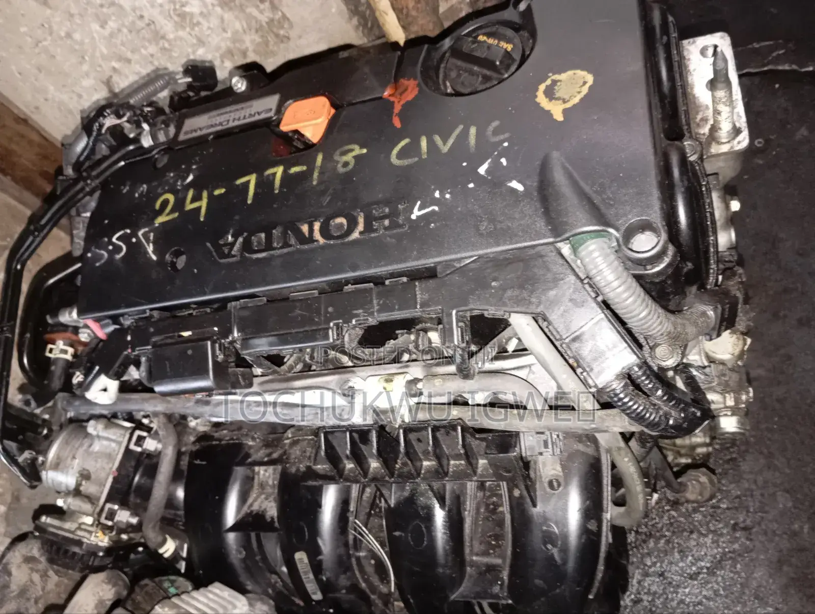 Honda Civic Engine 016 Model
