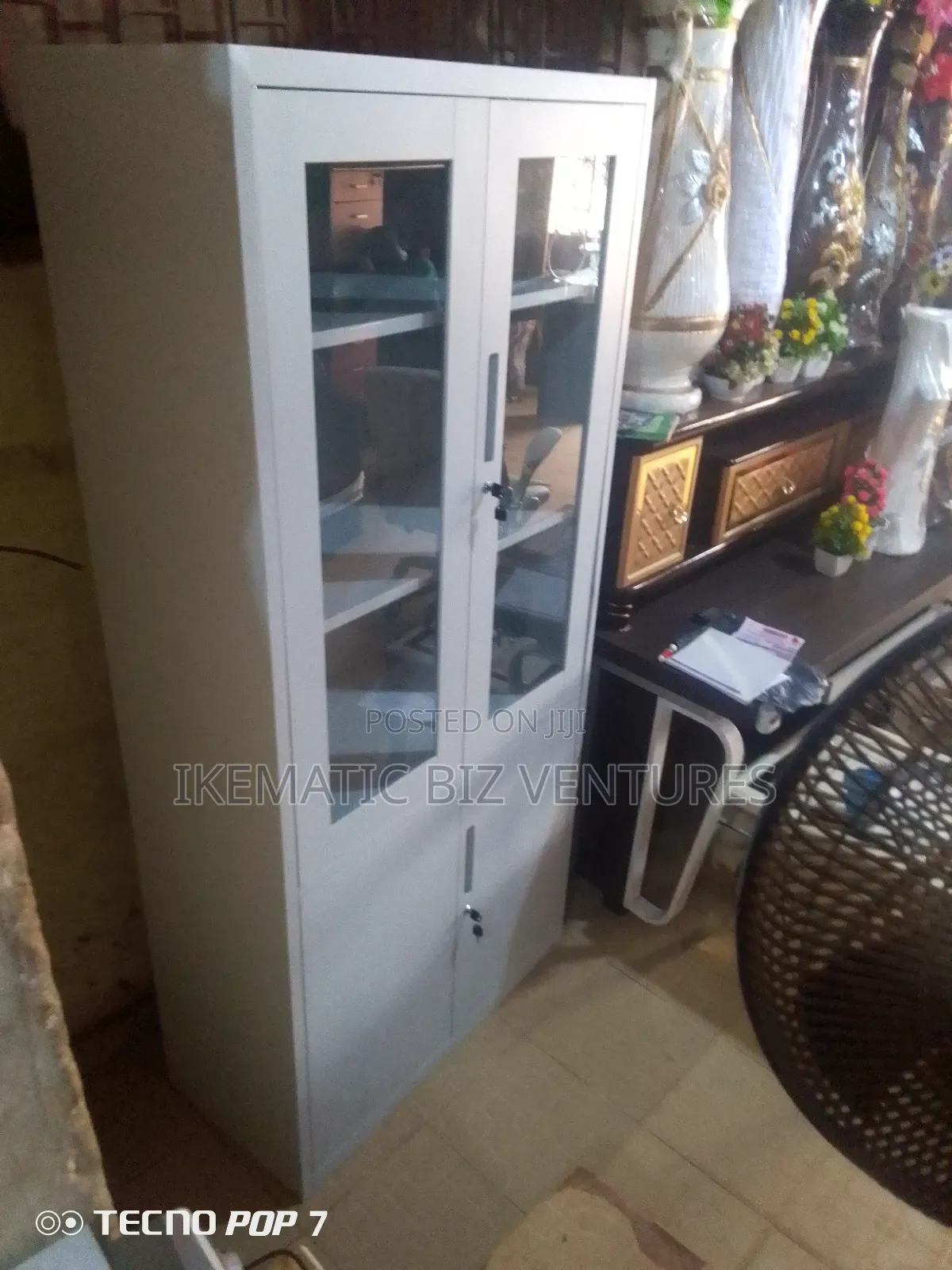 File Cabinet With Glass Doors