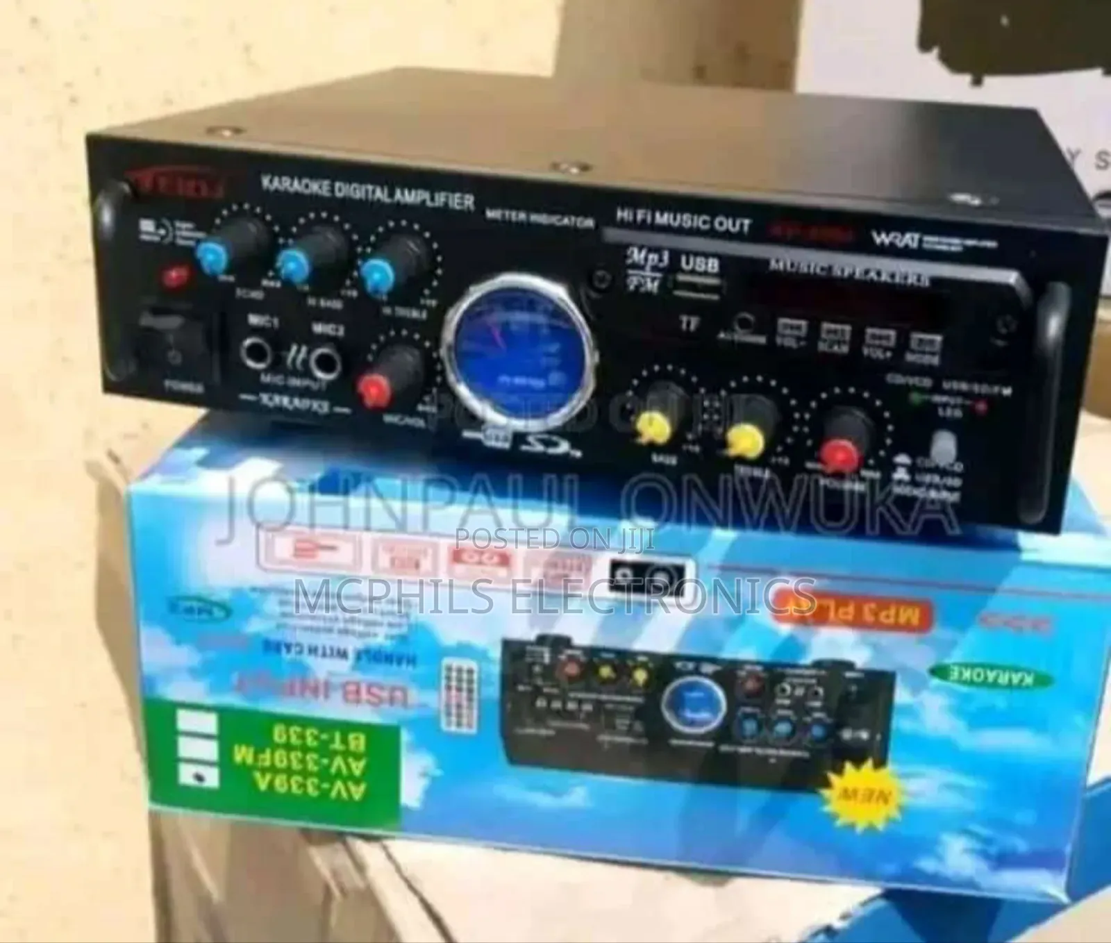 Usb, Bluetooth Ceiling Speaker Amplifier With Fm/Tuner.