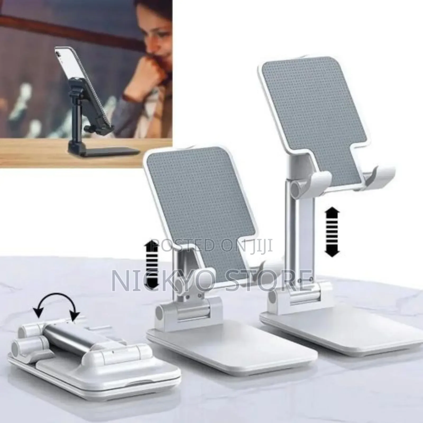 Adjustable Folding Desktop Phone Stand