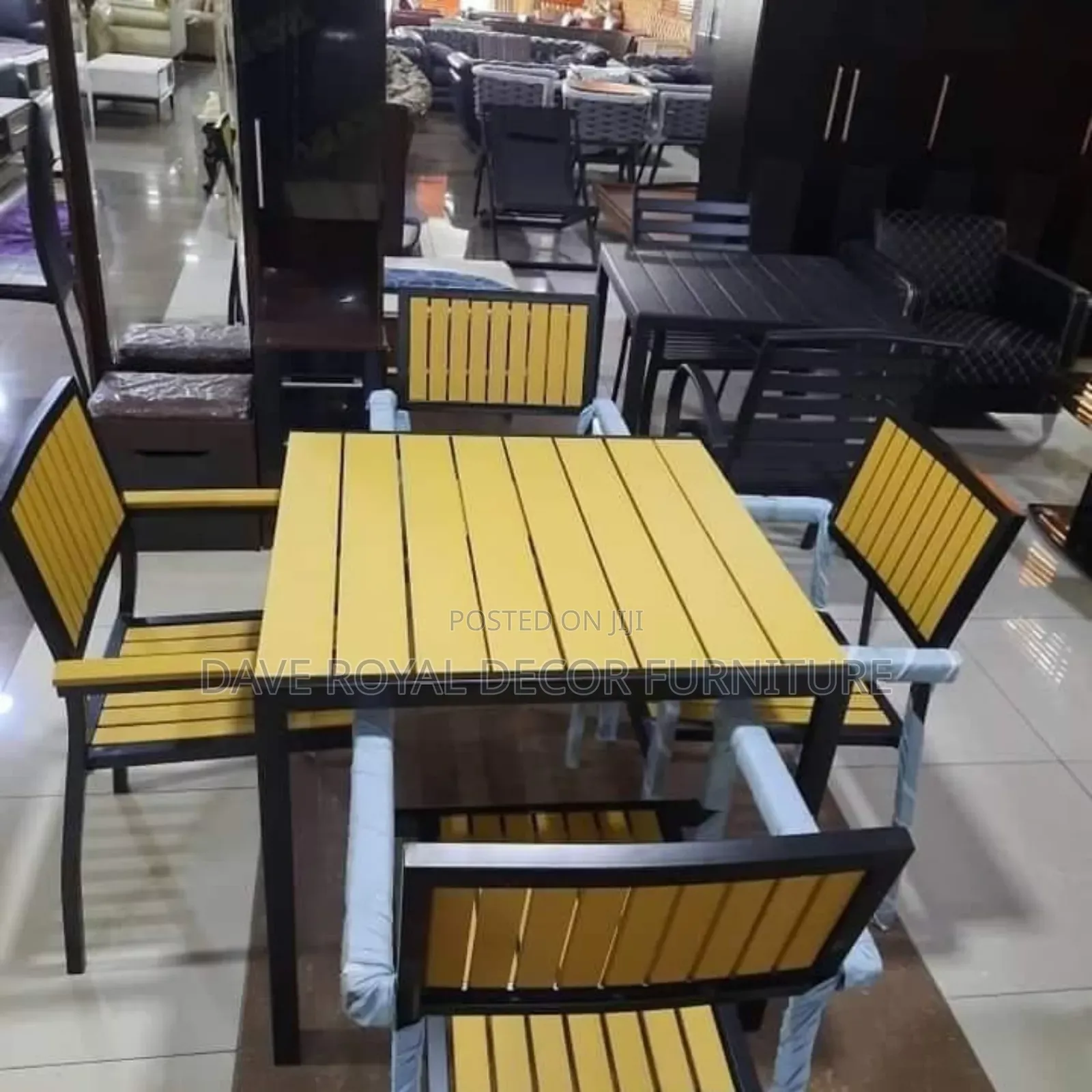 High Quality Modern Restaurant 4seater Chair With Table