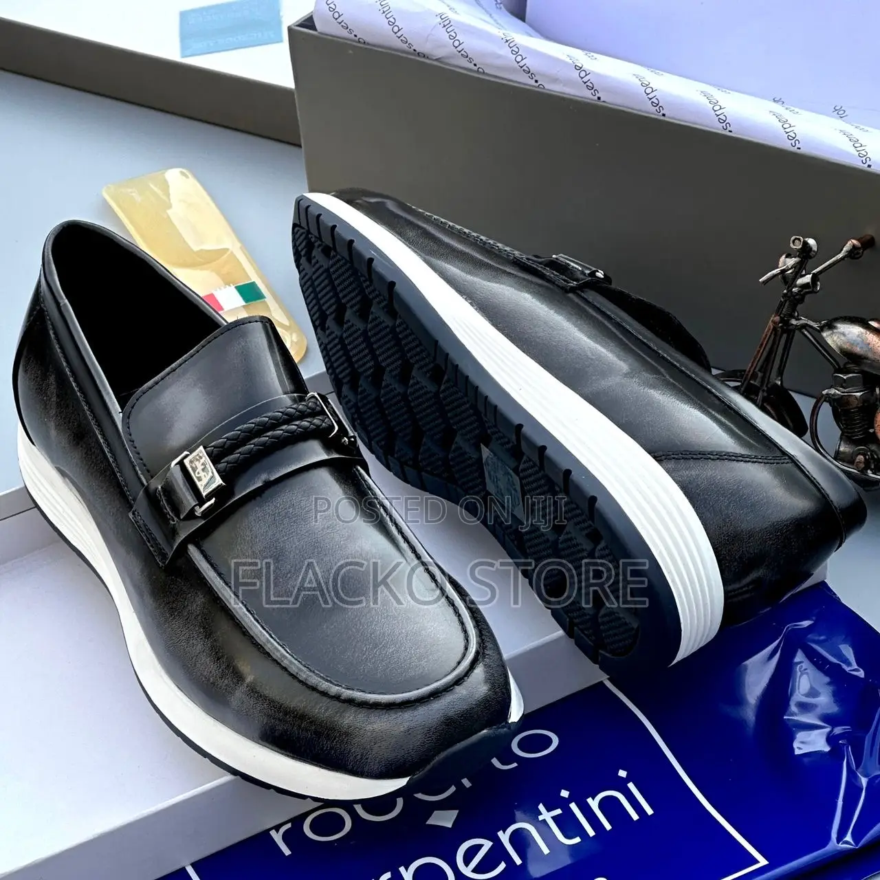 Original Roberto Serpentini Italian Leather Sneakers