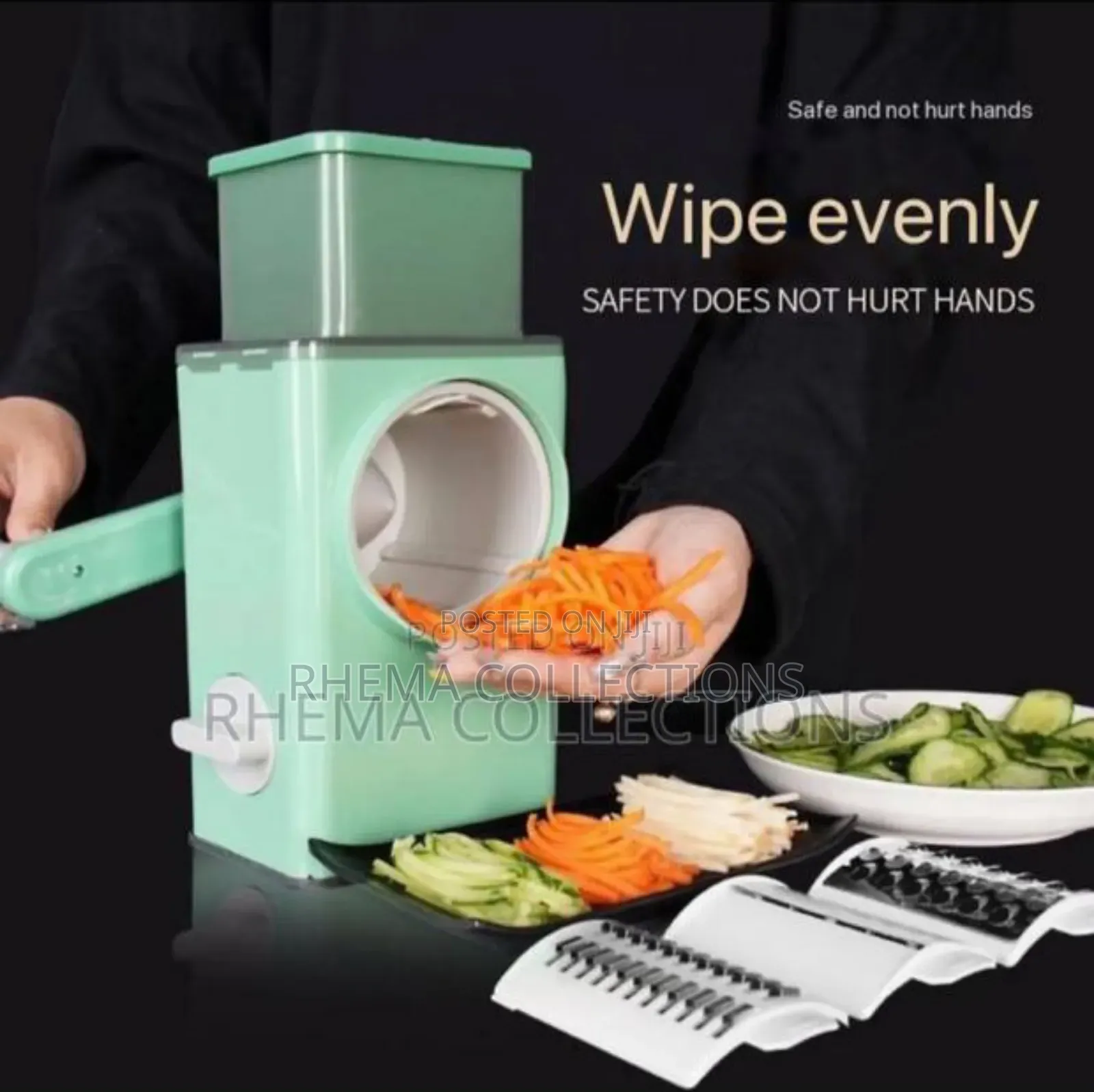 Multiple Blade Vegetable Drum Grater/Shredder