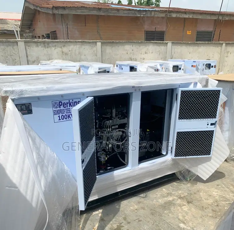 Perkins 100kva Soundproof Protection Guards in Radiator