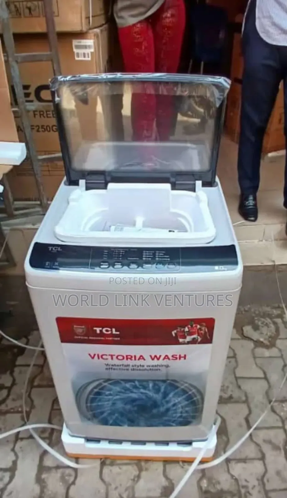 Smart Automatic TCL Top Loader Watching Machine.