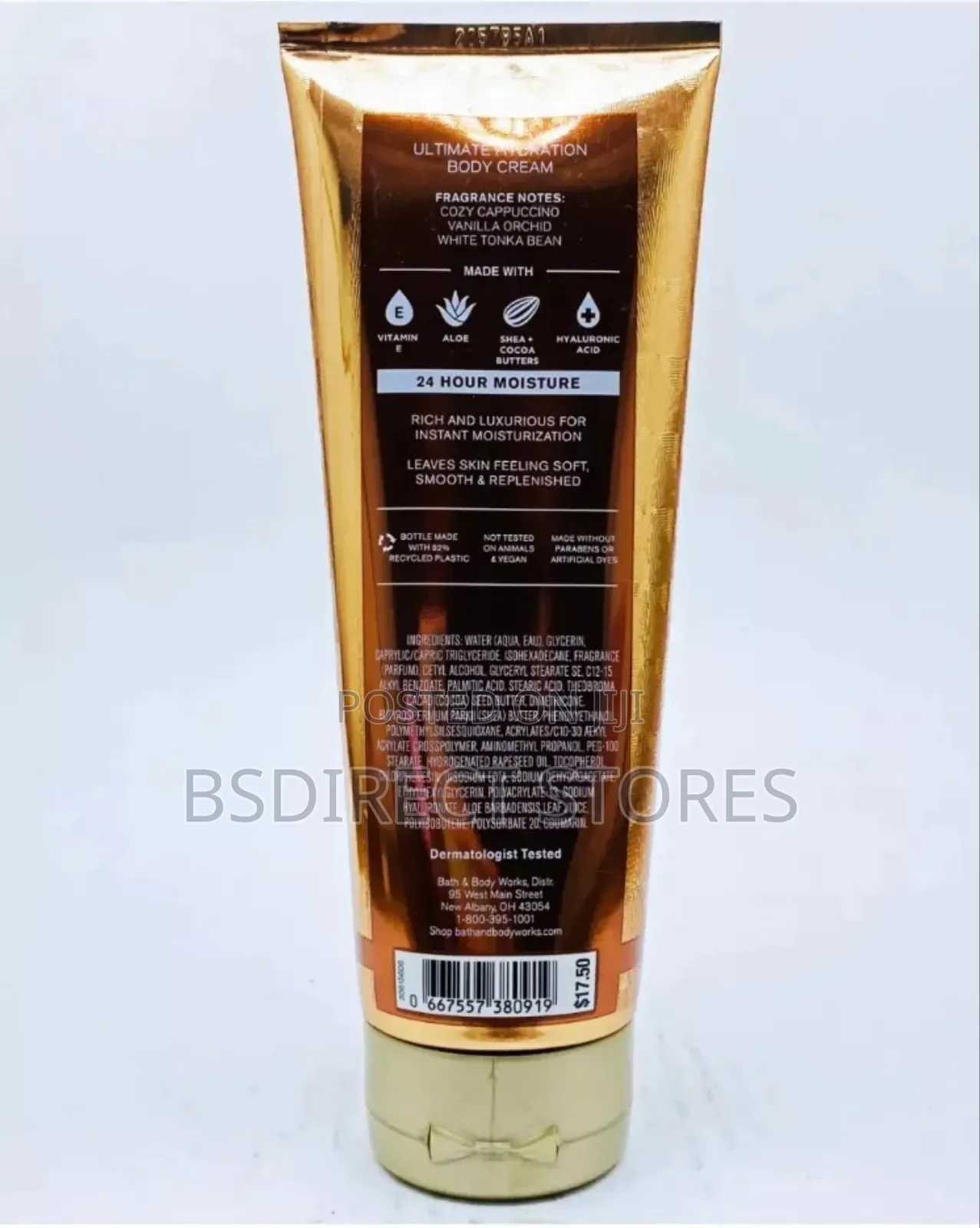 BB Works VANILLA MOCHA MARTINI Ultimate Hydration Body Cream