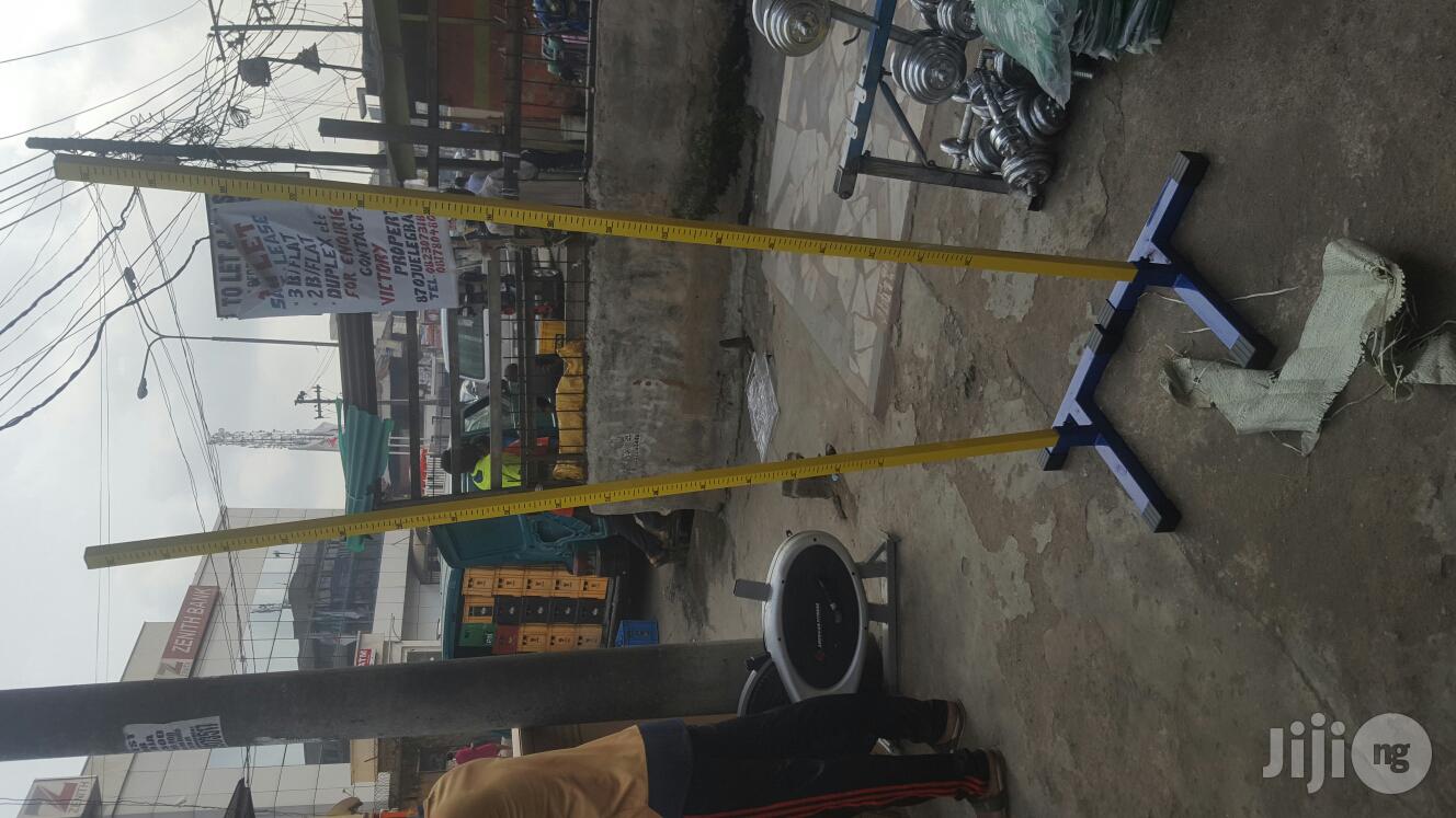 High Jump Stand With Crossbar (Foreign)