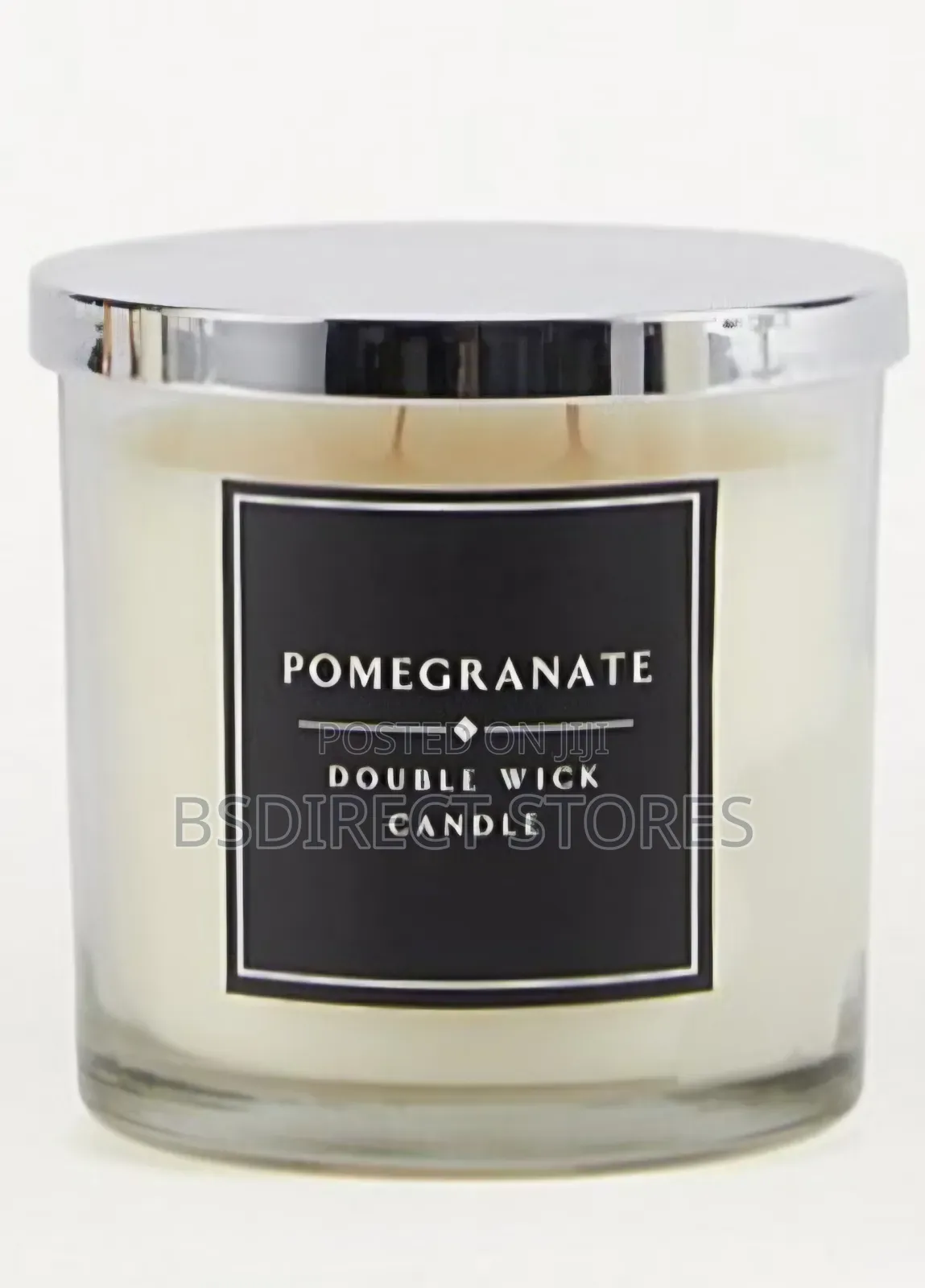 Home Classic Pomegranate Double Wick Candle Burn Time 40hrs