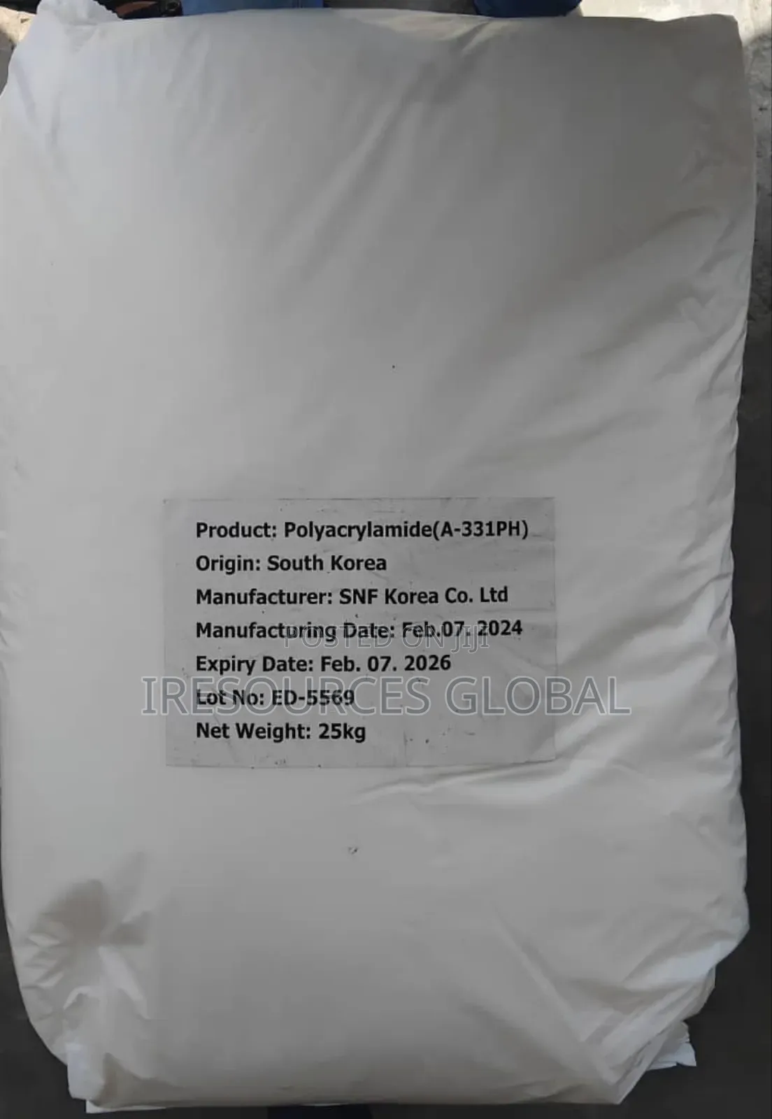 Polyacrylamide (Pam) Powder Ionic