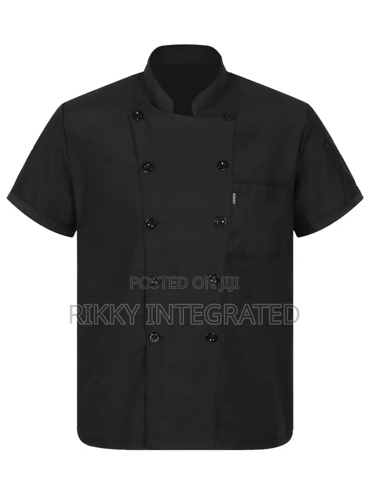 Unisex Short Sleeve Chef Uniform. Order Available on Request