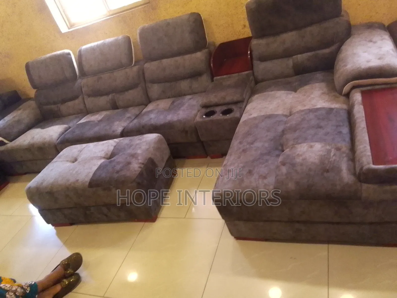 Swede L Shape Sofa Chair