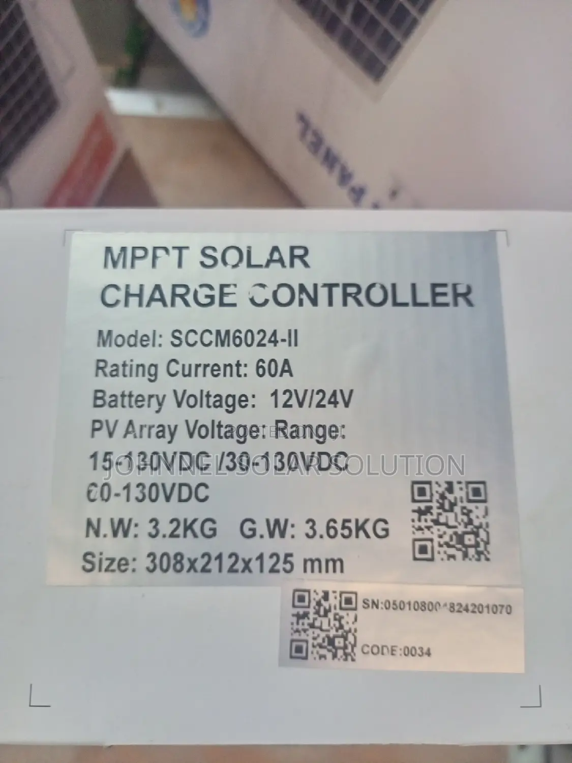 60A 24volts Felicity Solar MPPT Charge Controller