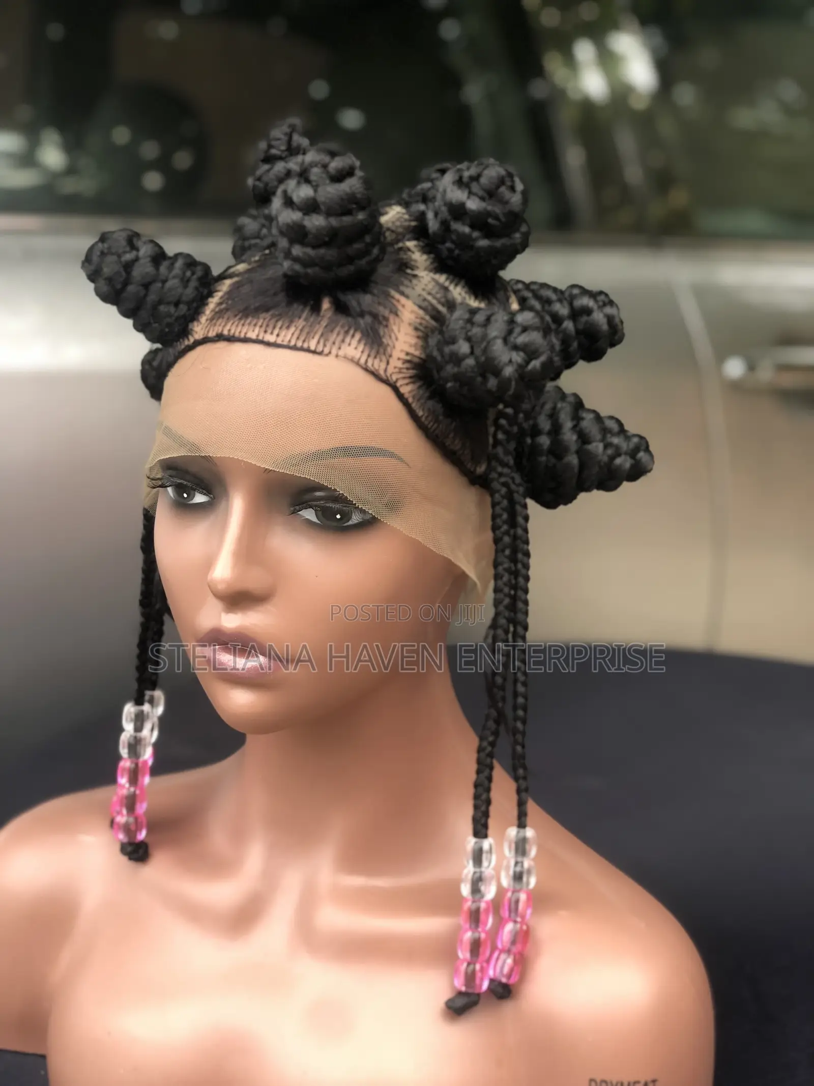 Bantu Knots Braided Wig