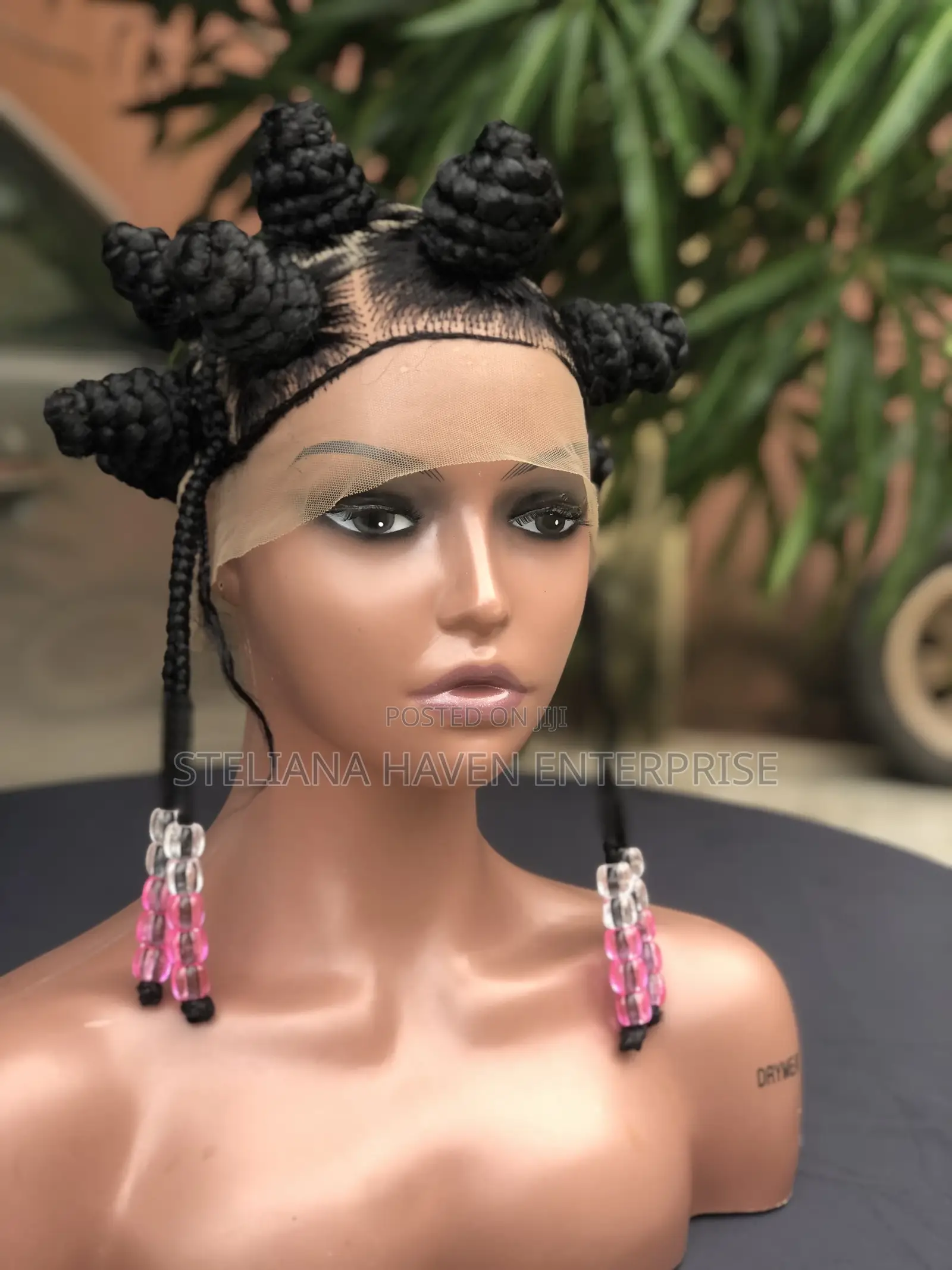 Bantu Knots Braided Wig
