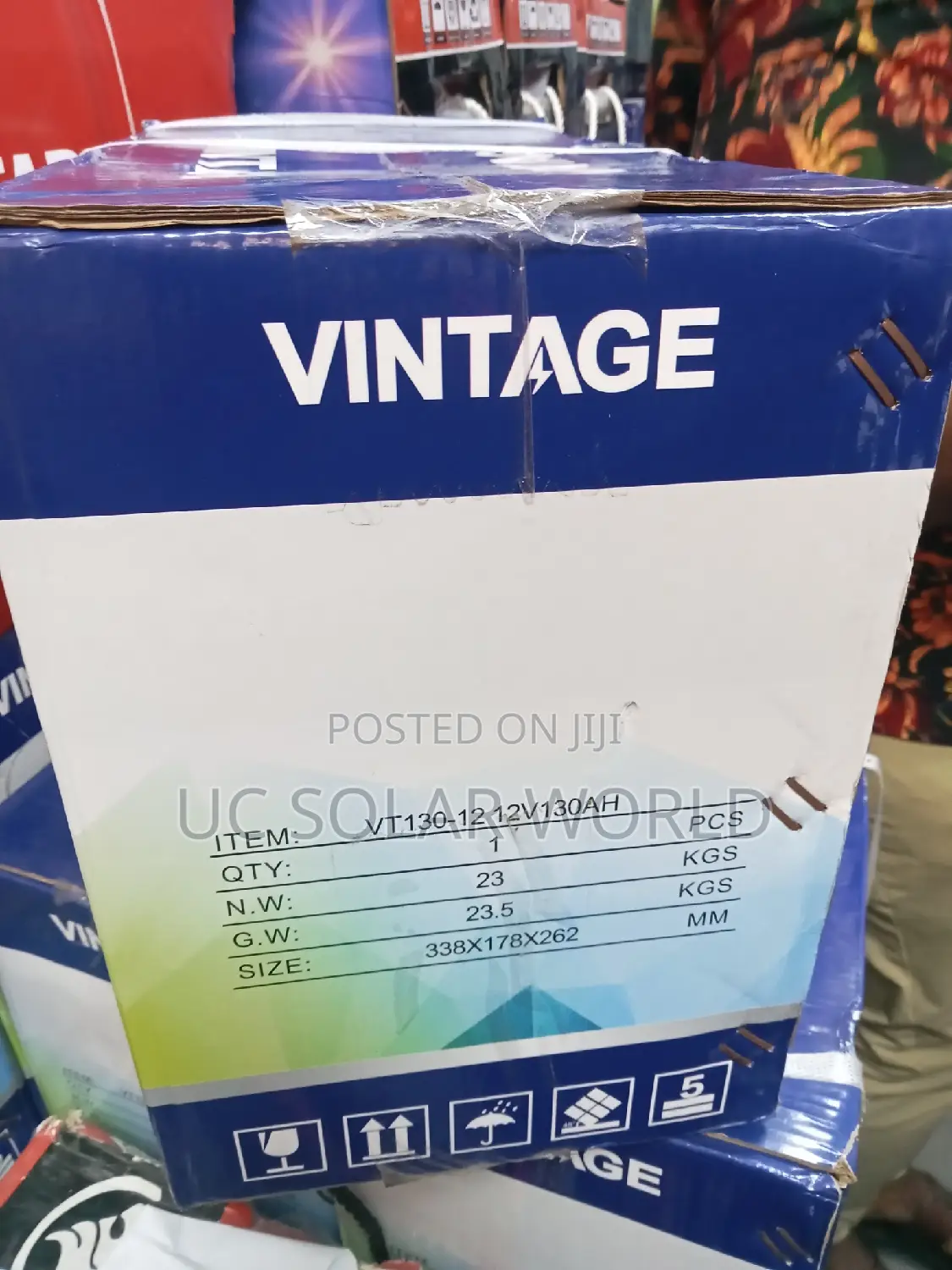 Vintage 130ah 12v Deep Cycle Battery