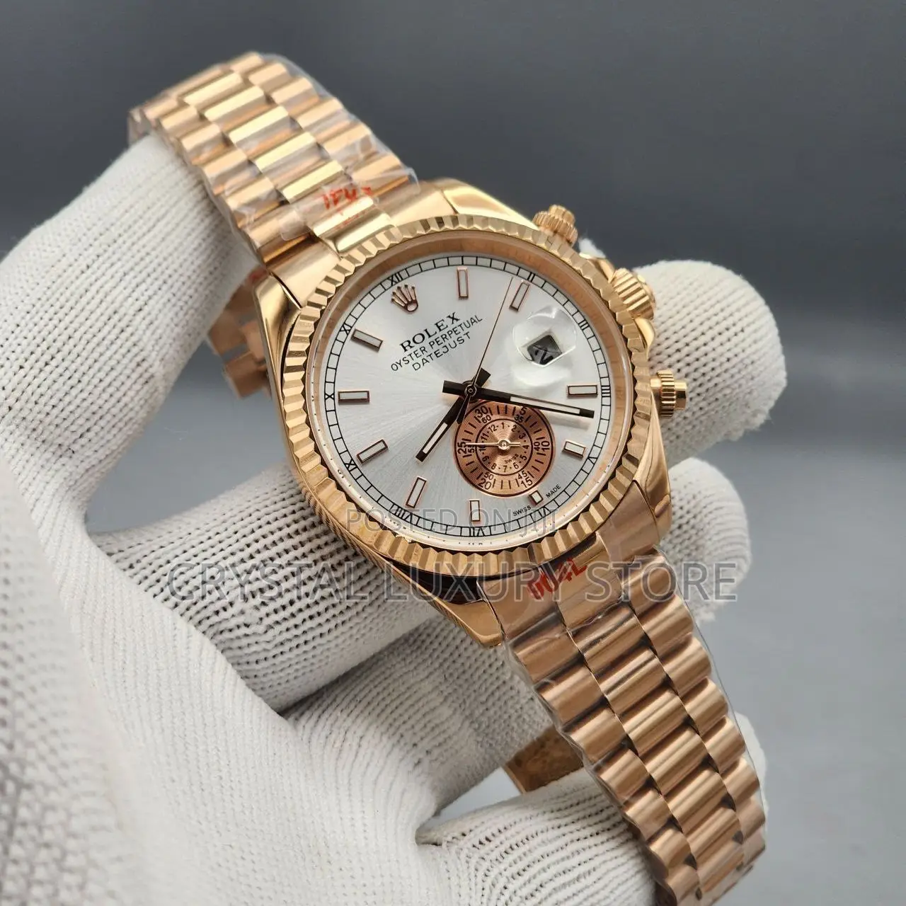 Rolex Quality Luxury Men Chain Wristwatch