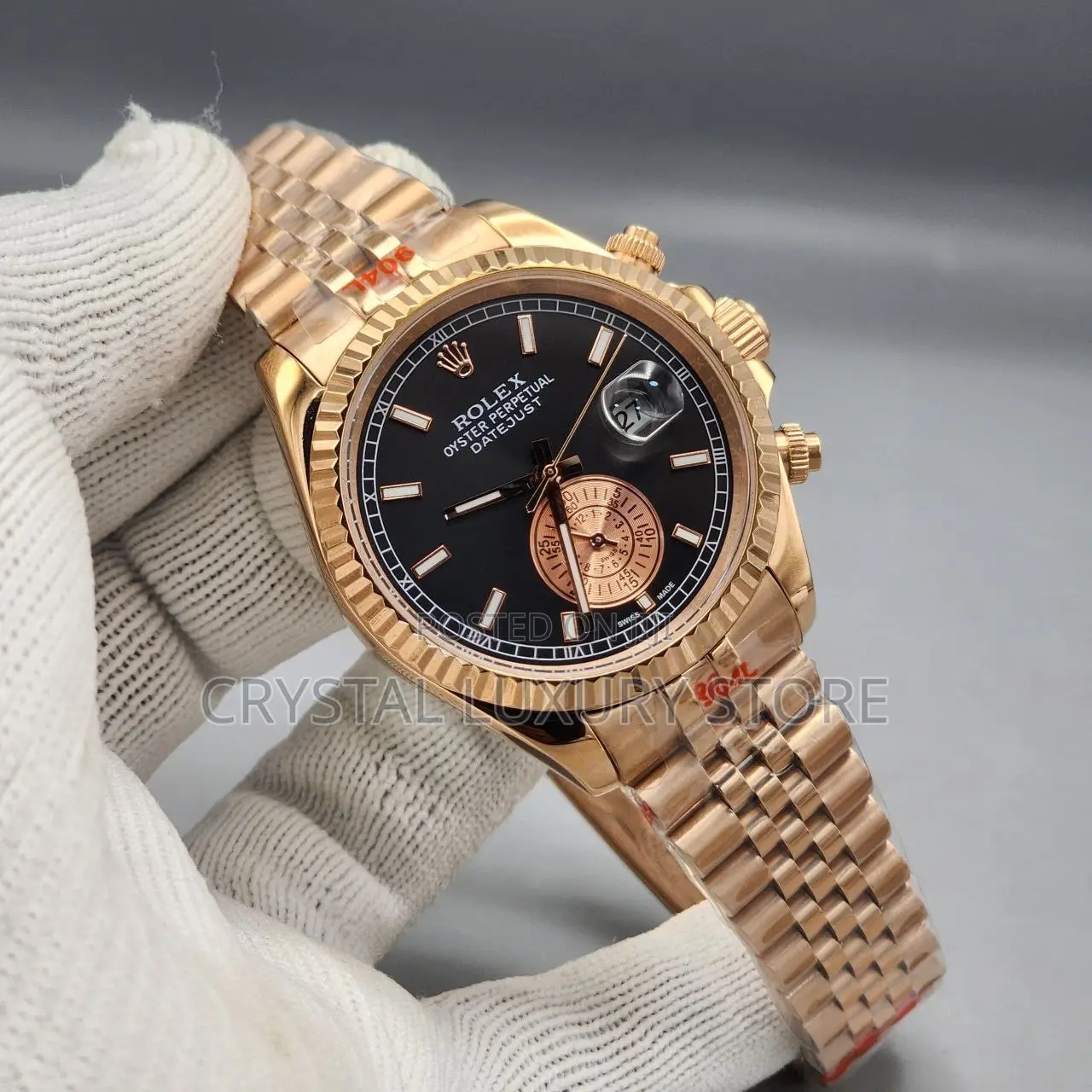 Rolex Quality Luxury Men Chain Wristwatch