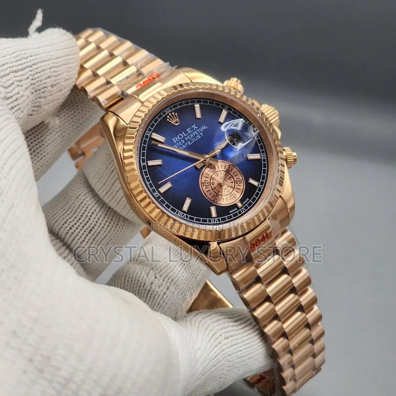 Rolex Quality Luxury Men Chain Wristwatch