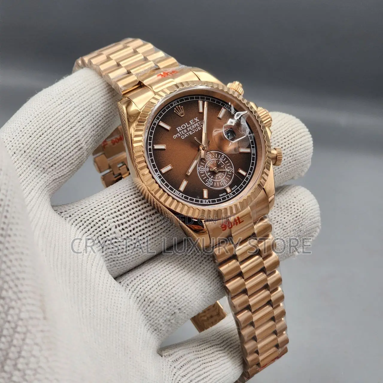 Rolex Quality Luxury Men Chain Wristwatch