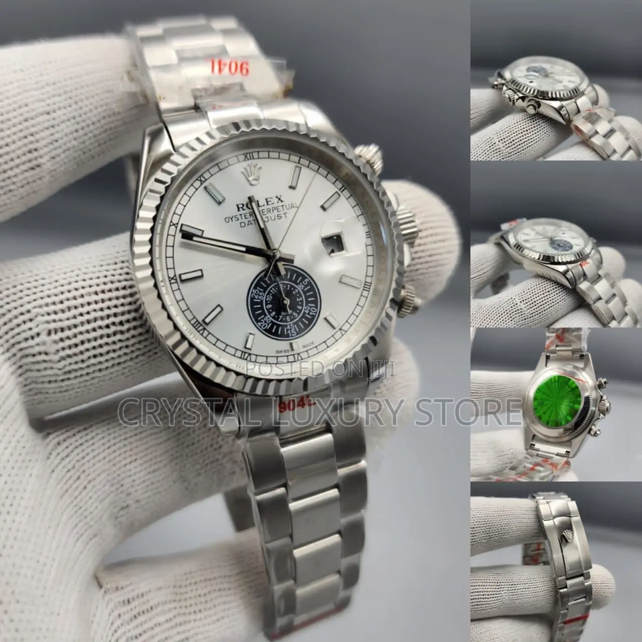 Rolex Quality Luxury Men Chain Wristwatch