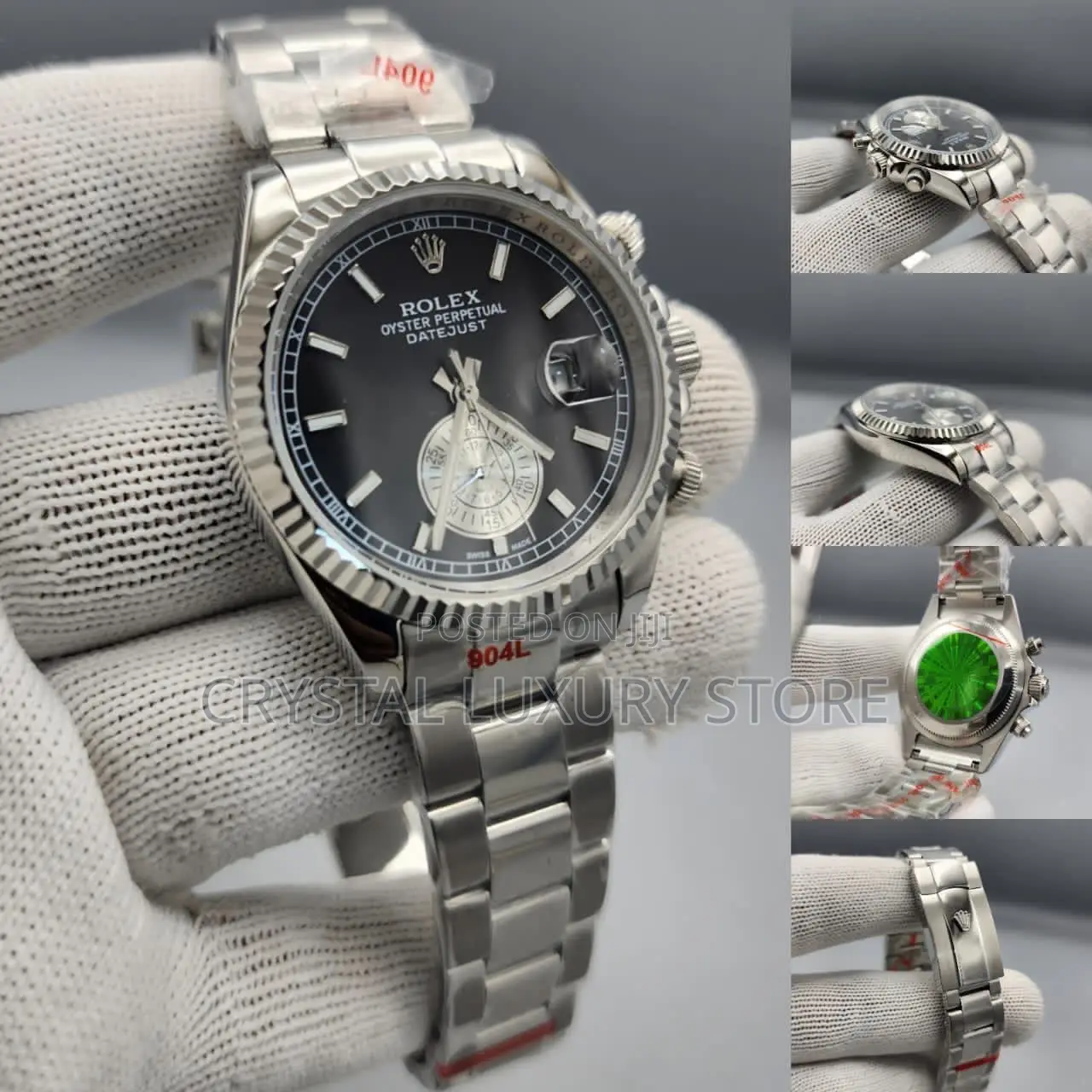 Rolex Quality Luxury Men Chain Wristwatch