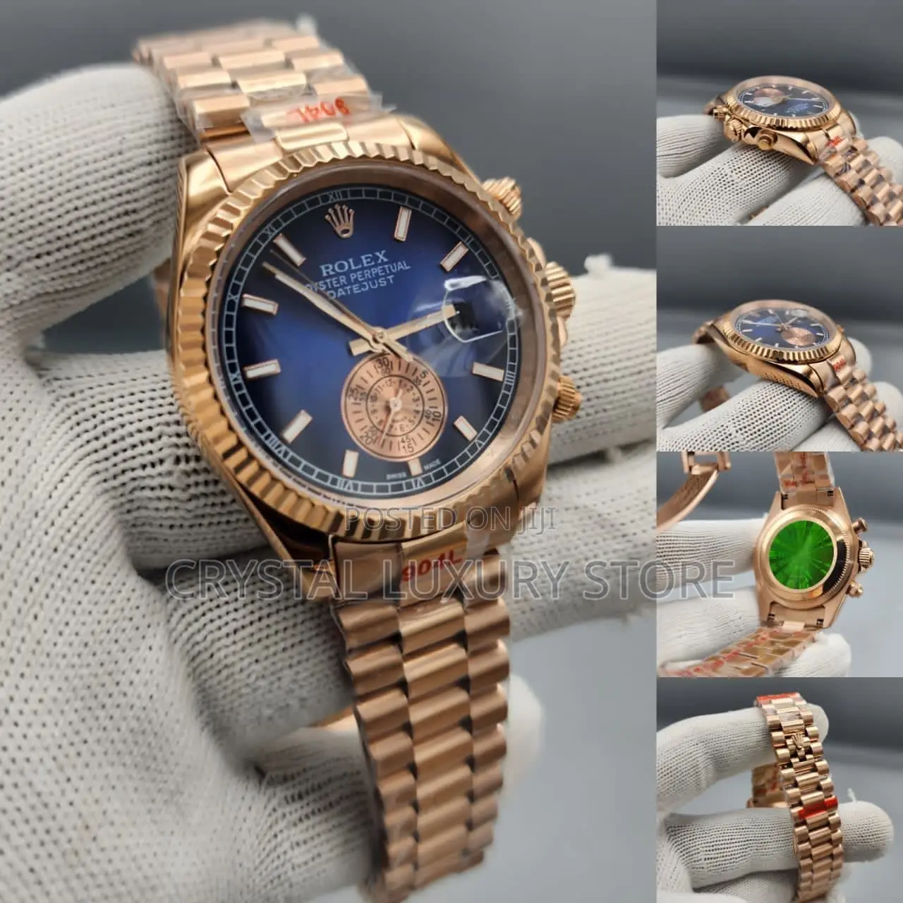 Rolex Quality Luxury Men Chain Wristwatch
