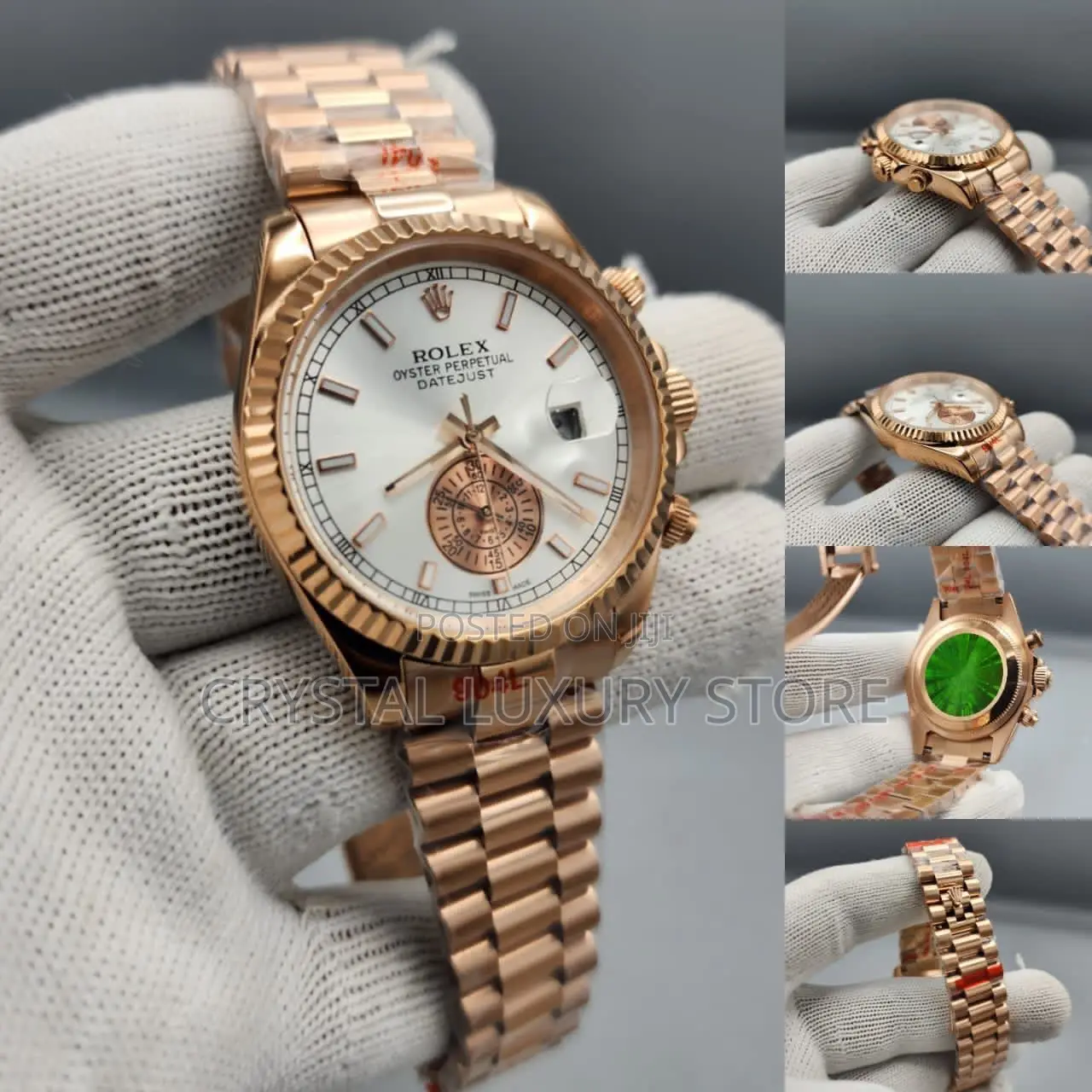 Rolex Quality Luxury Men Chain Wristwatch