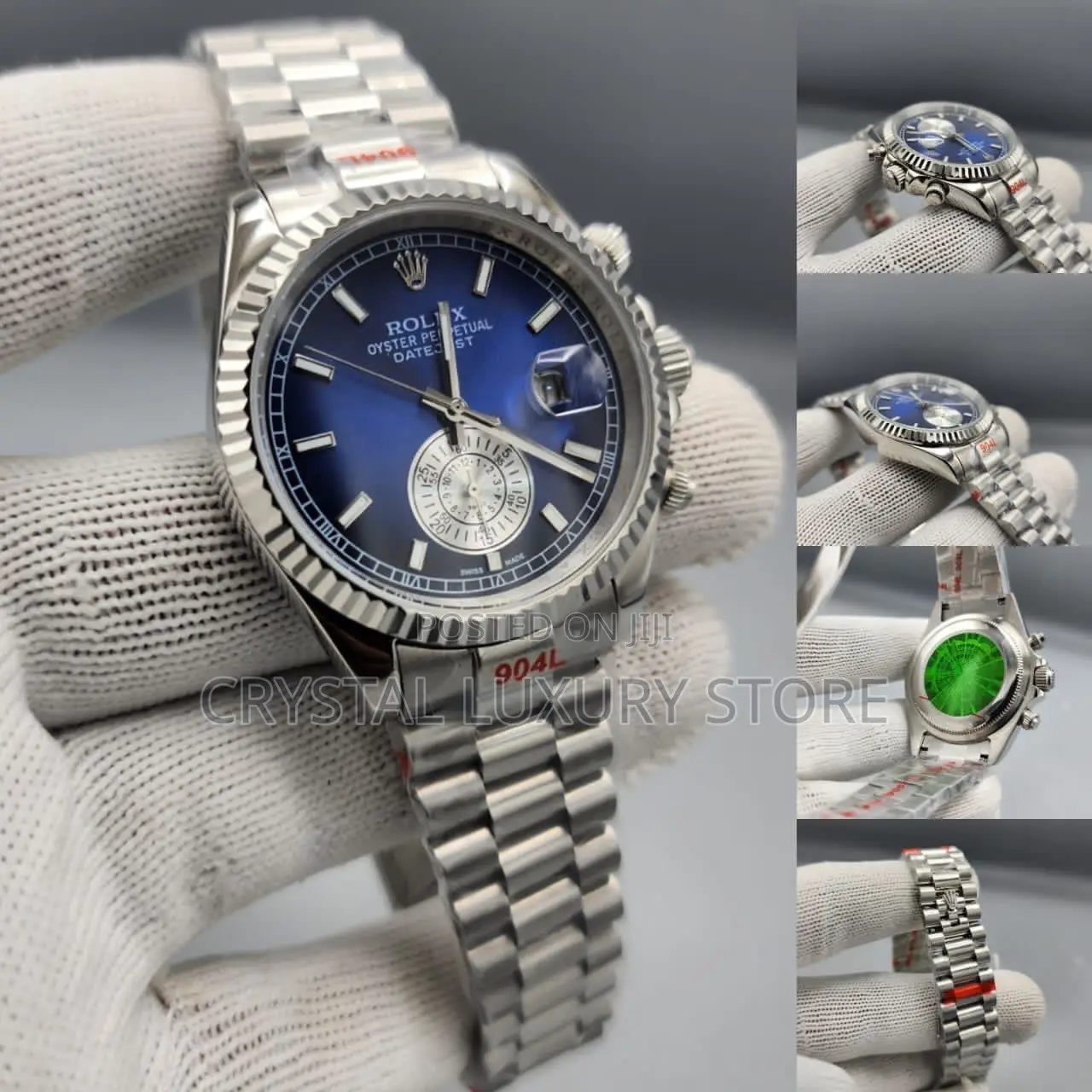 Rolex Quality Luxury Men Chain Wristwatch