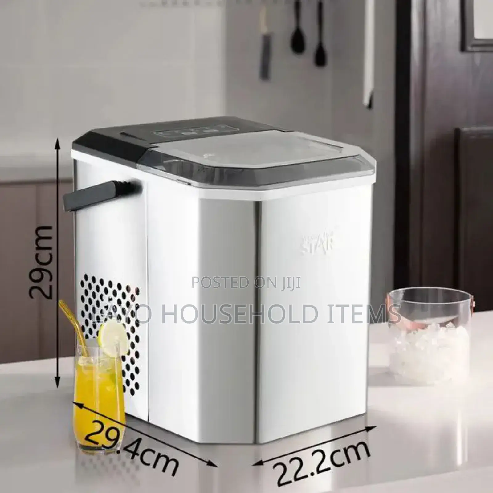 Portable Stainless Steel Automatic Ice Cube Maker