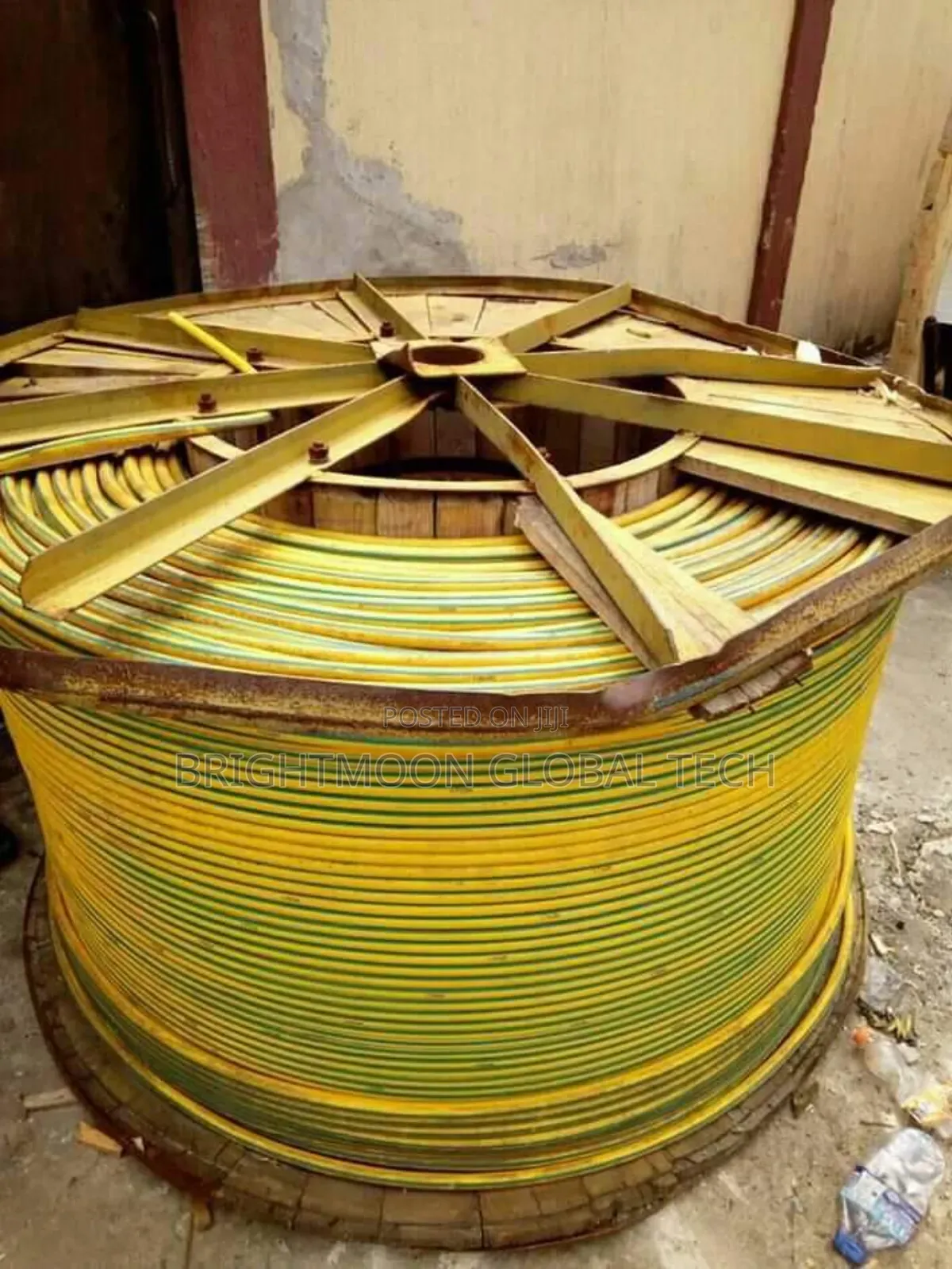 185mm Single Earth Cable Green and Yellow Earth Cable 