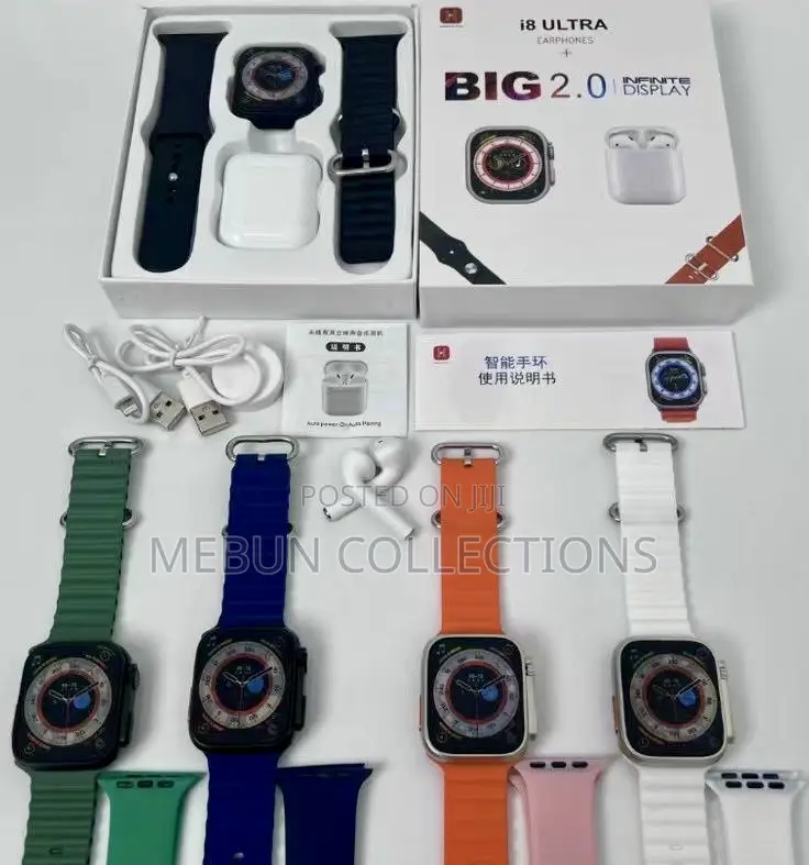 Ultra Smart Watch With Earpod